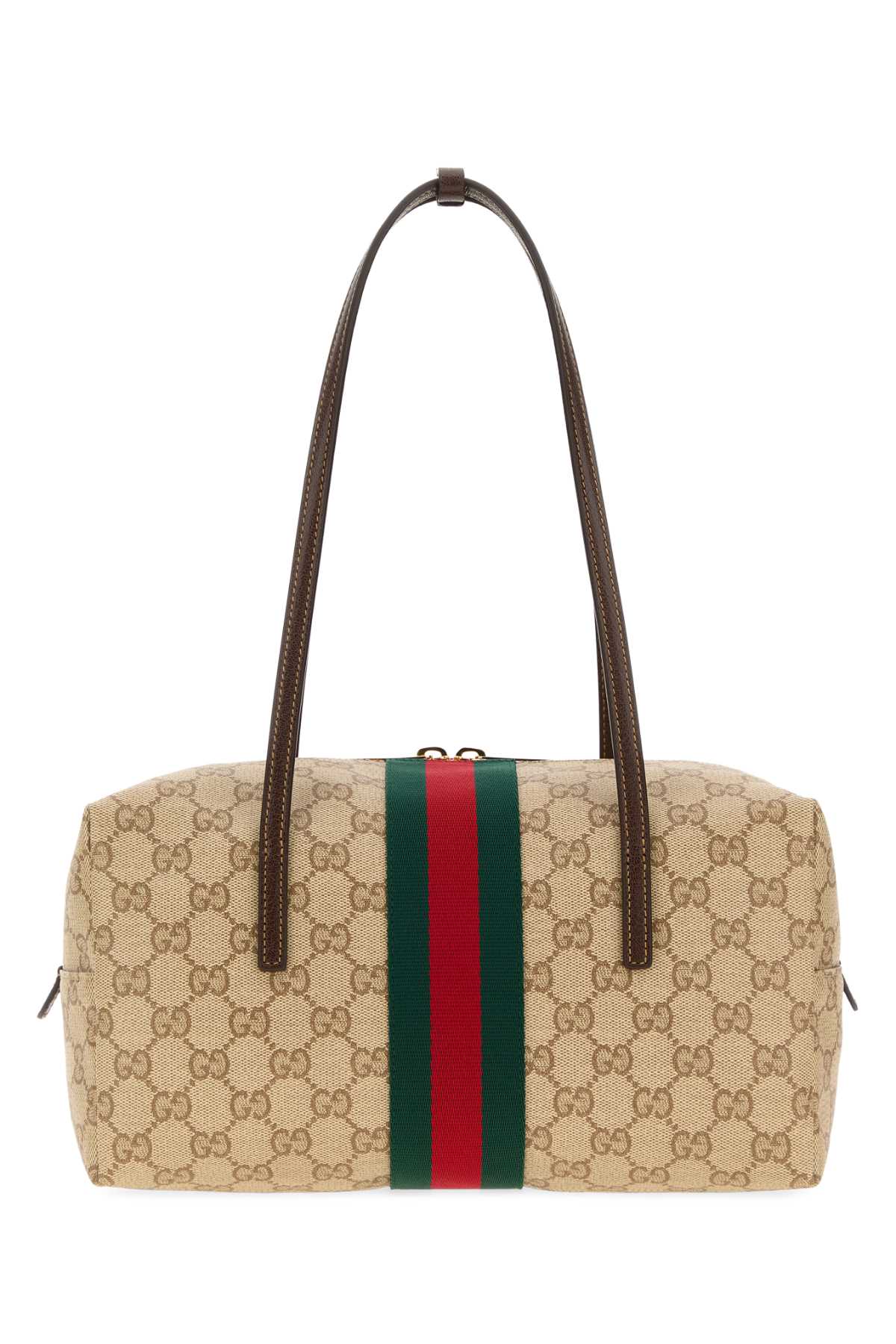 Gucci Women Gg Canvas Medium Gucci Melrose Shoulder Bag GUCCI