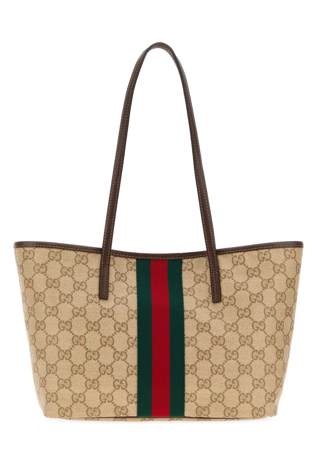 Gucci Women Printed Canvas Small Gucci Tribeca Shopping Bag GUCCI