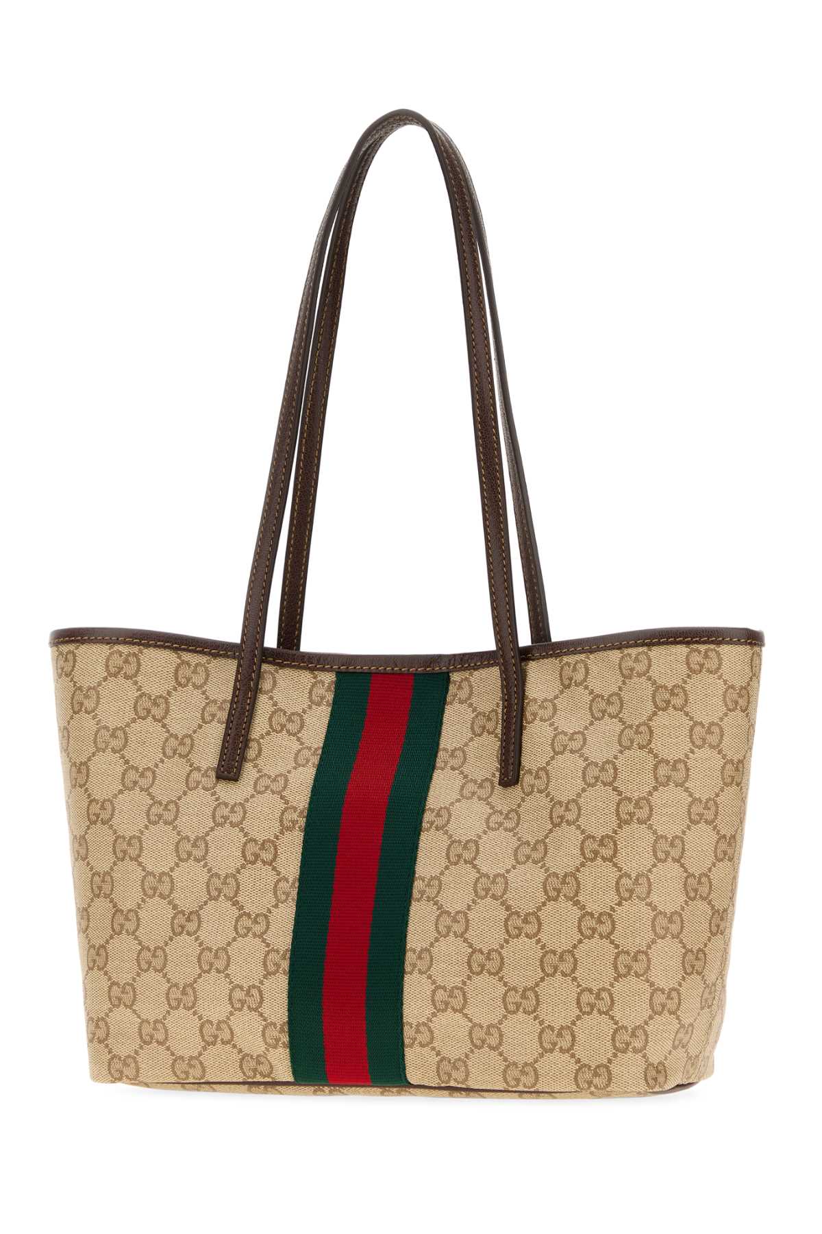 Gucci Women Printed Canvas Small Gucci Tribeca Shopping Bag GUCCI