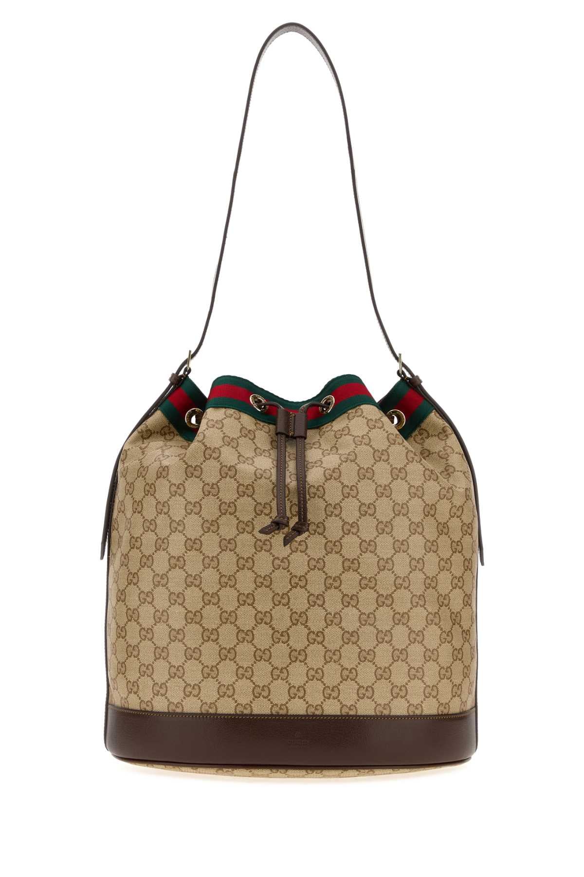 Gucci Women Gg Canvas Bucket Bag GUCCI
