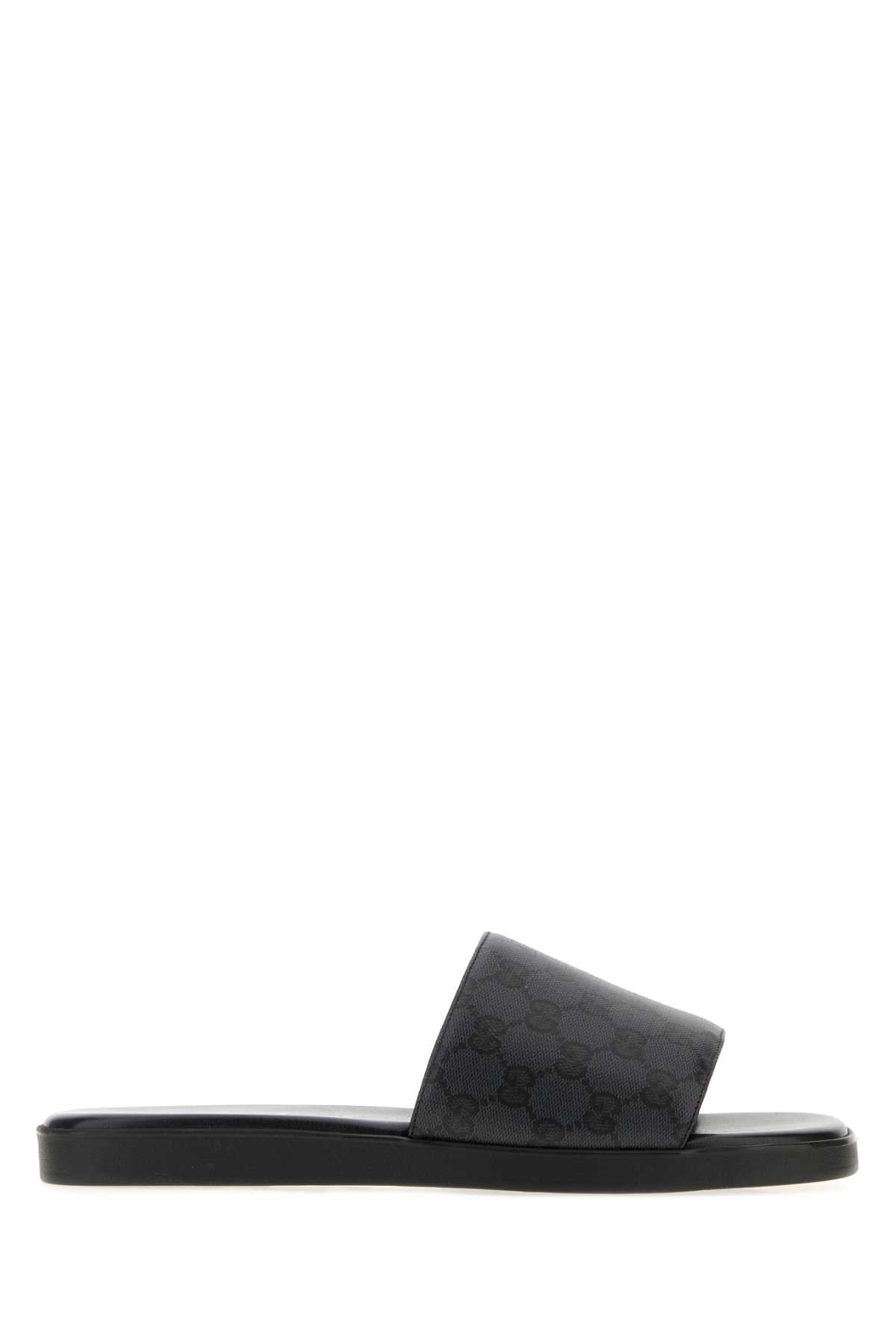 Gucci Men Gg Canvas Slippers GUCCI
