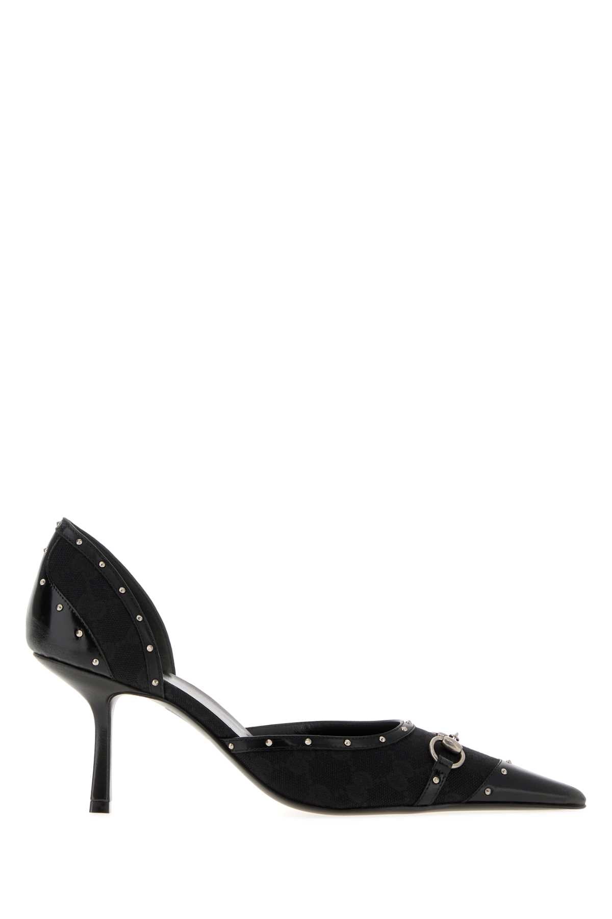 Gucci Women Gg Fabric Savoy Pumps