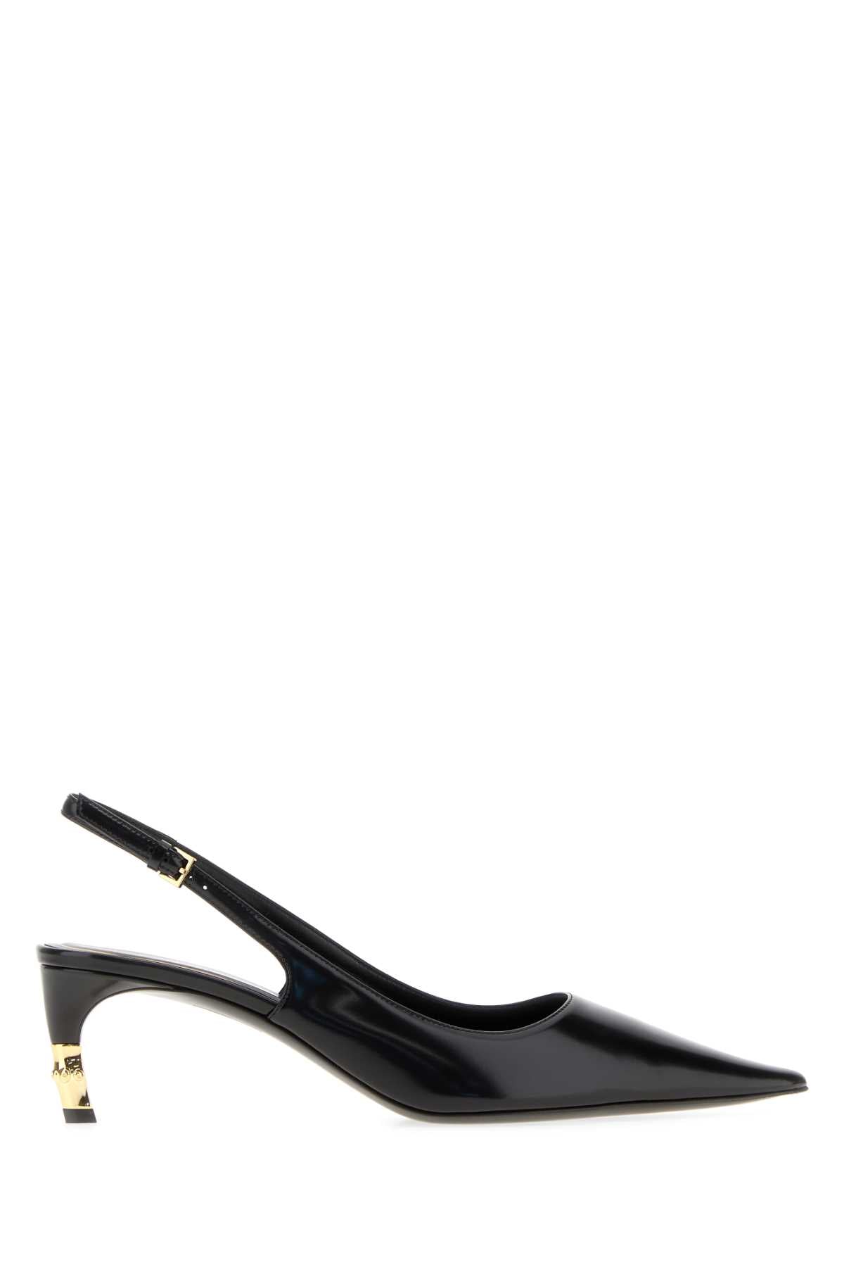 Gucci Women Black Leather Castello Pumps GUCCI