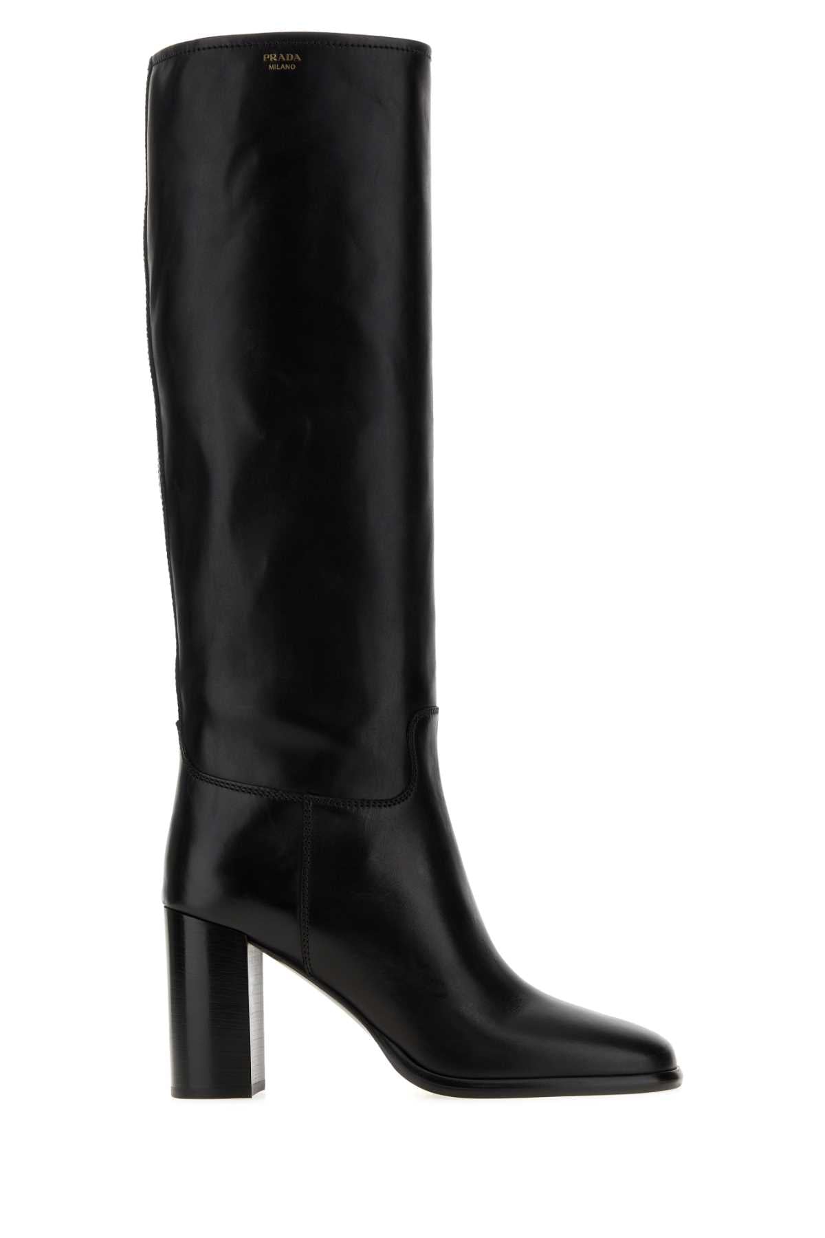Prada Women Black Leather Boots PRADA