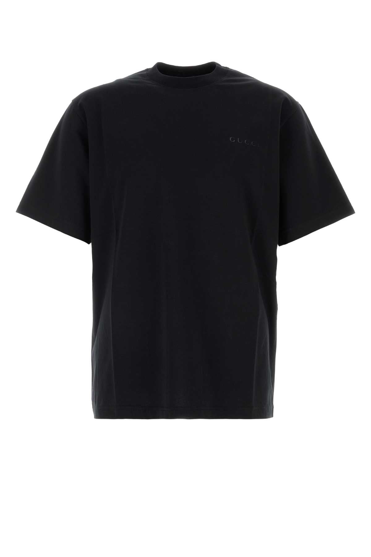 Gucci Men Black Stretch Cotton Blend T-Shirt GUCCI