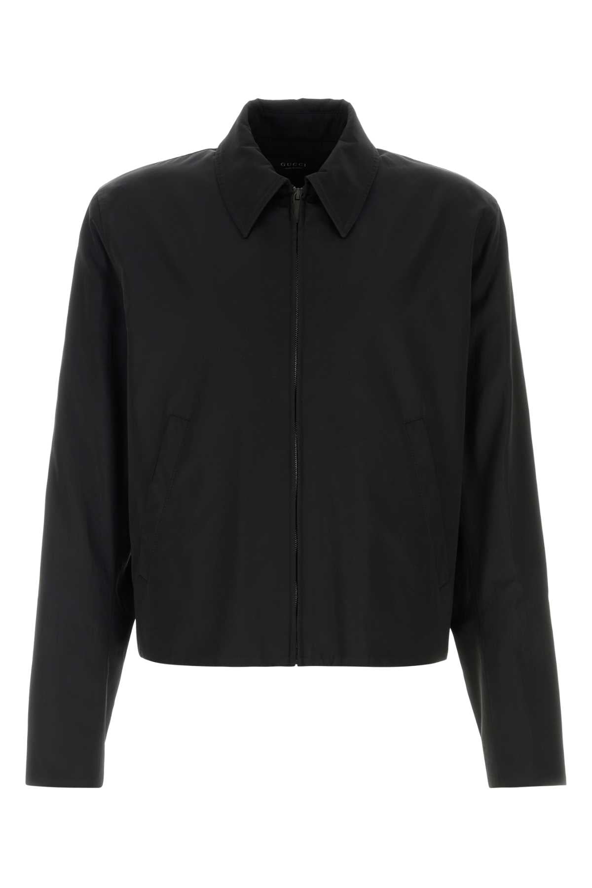 Gucci Men Black Faille Jacket GUCCI