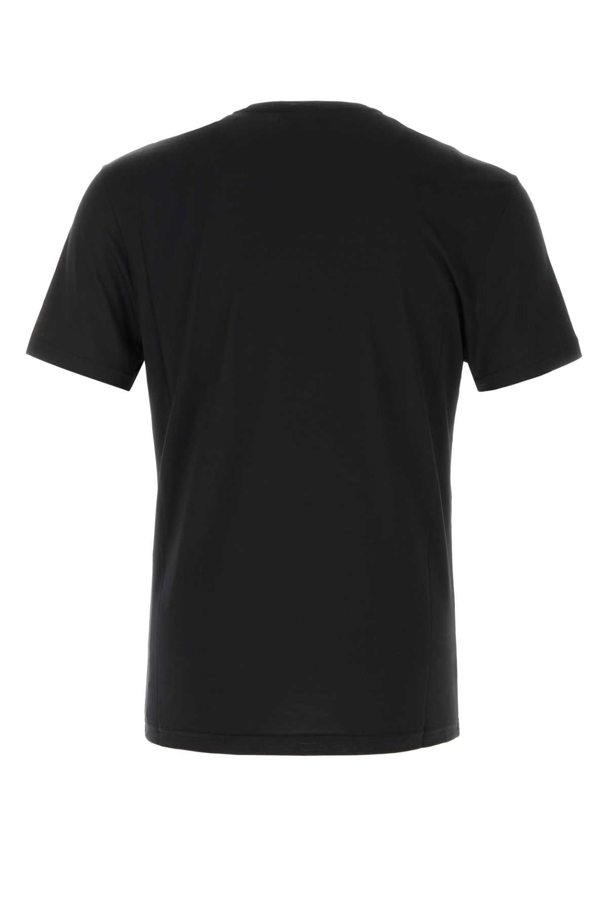 Gucci Men Black Stretch Jersey T-Shirt GUCCI