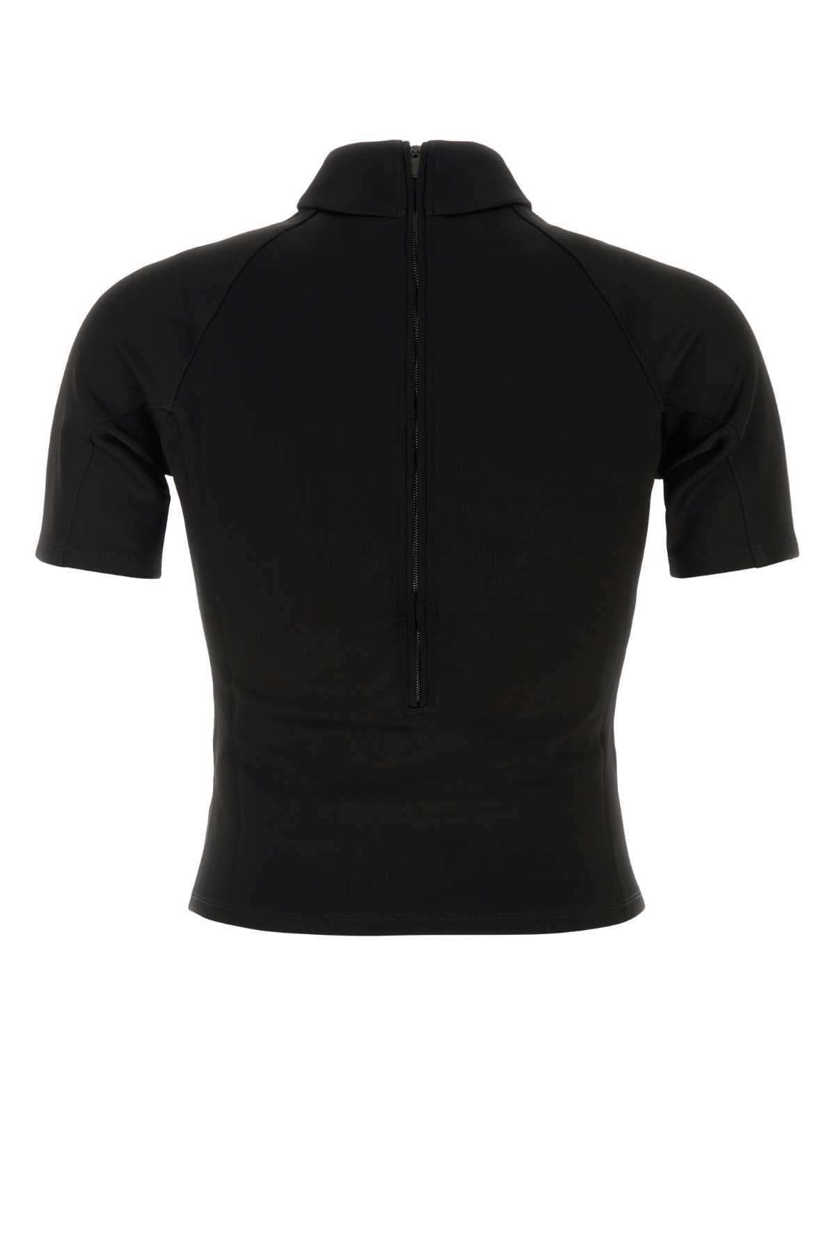 Gucci Men Black Tech Fabric T-Shirt GUCCI