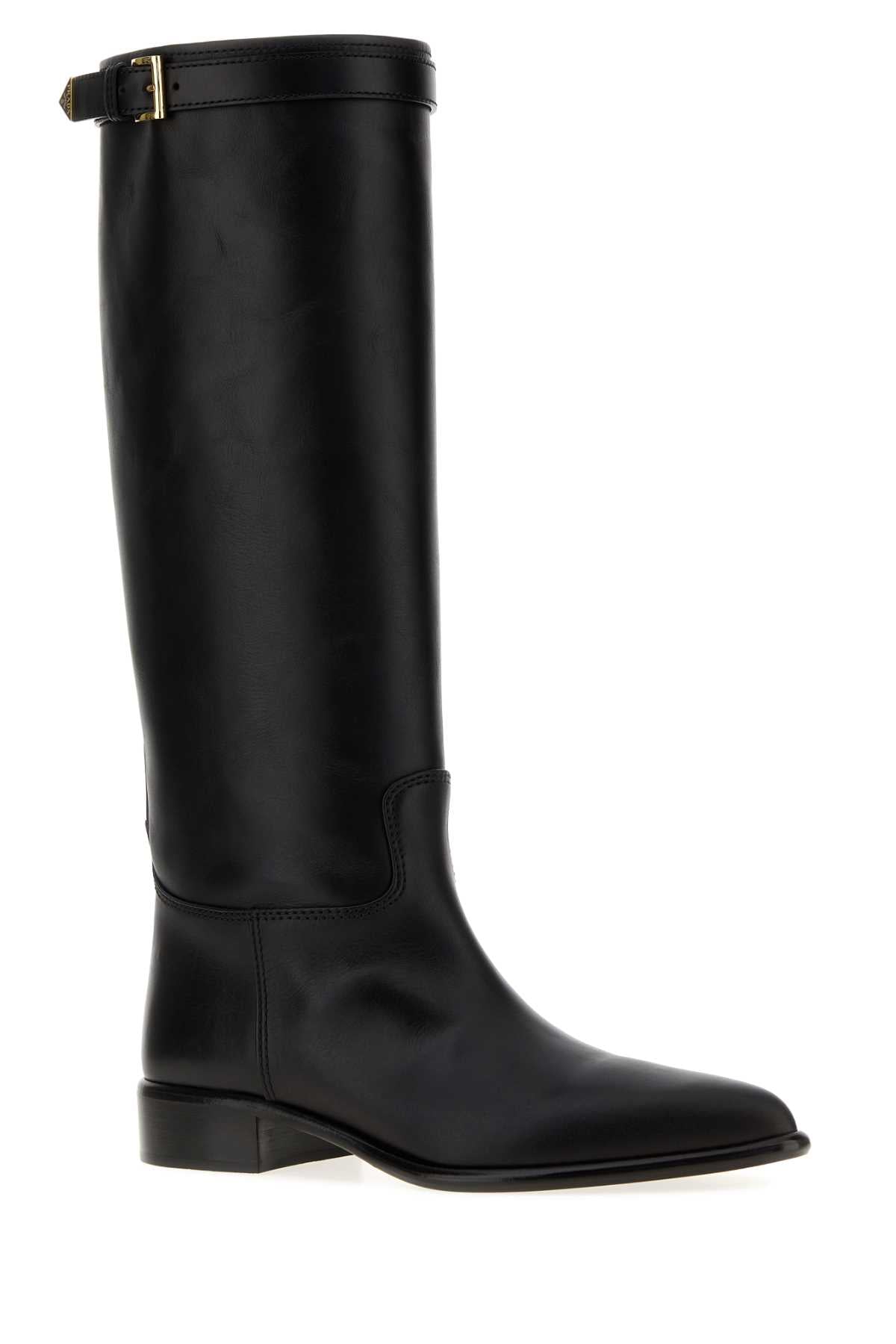 Prada Women Black Leather Boots PRADA