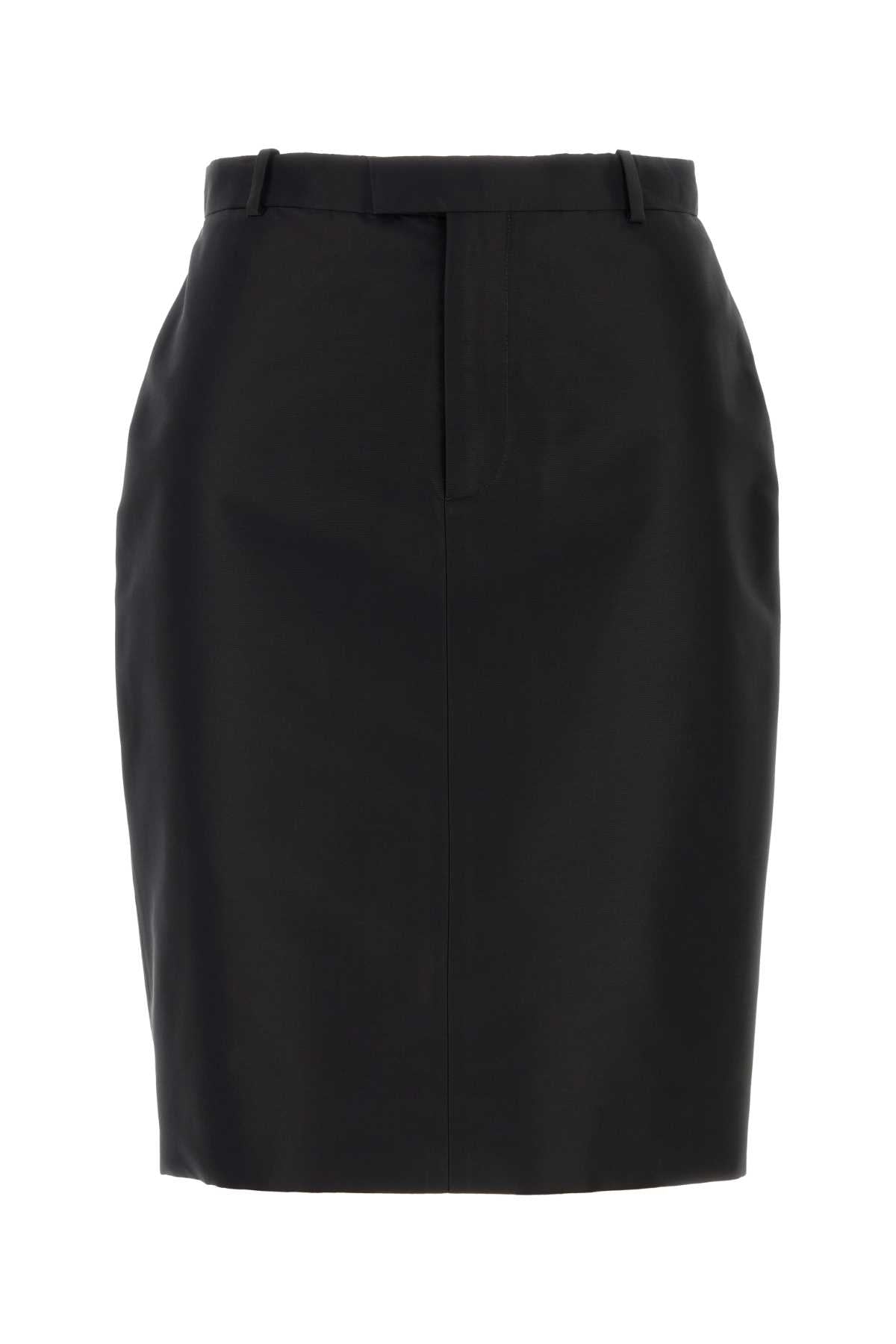Gucci Women Black Faille Skirt GUCCI