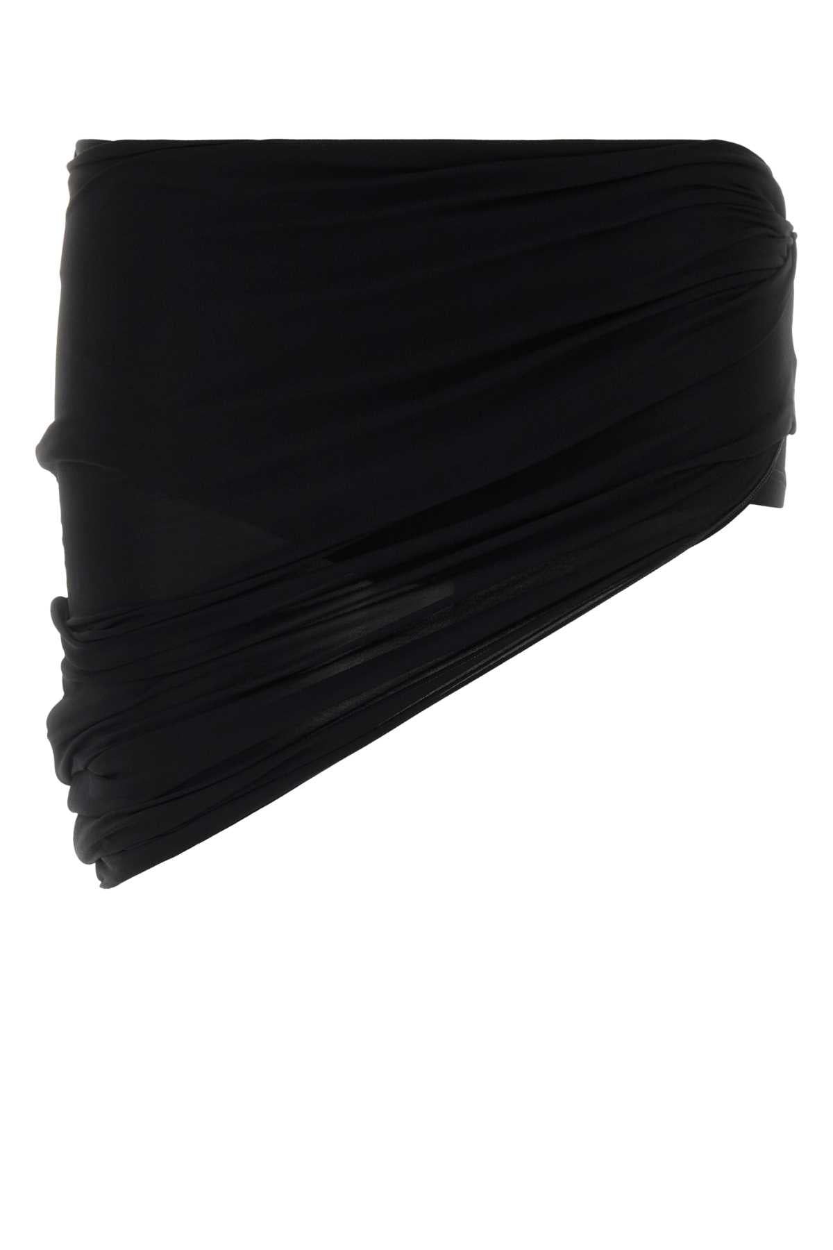 Gucci Women Black Stretch Jersey Mini Skirt GUCCI