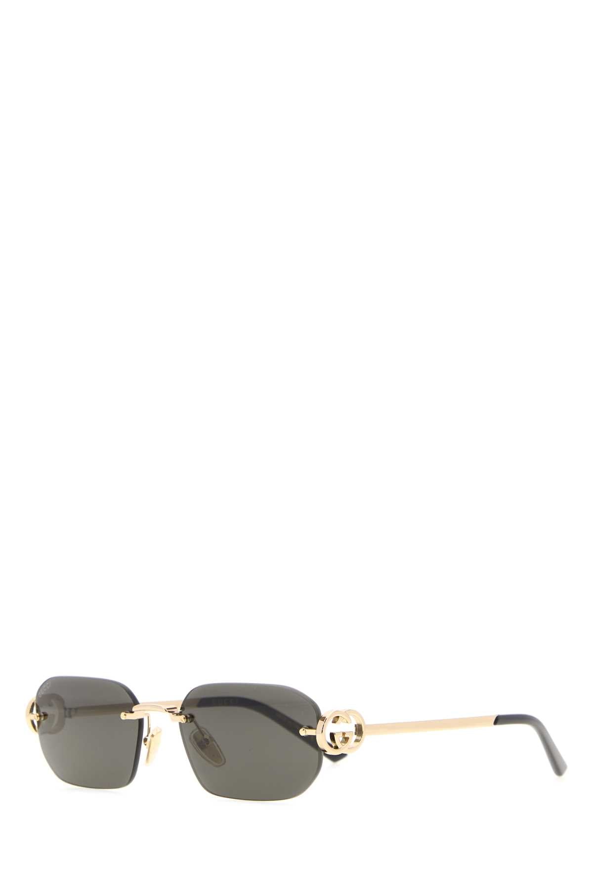 Gucci Women Gold Metal Sunglasses GUCCI