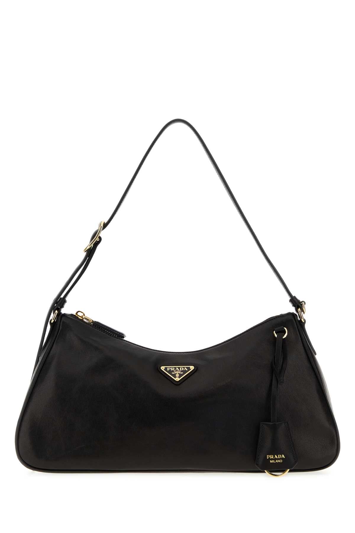 Prada Women Black Nappa Leather Shoulder Bag PRADA
