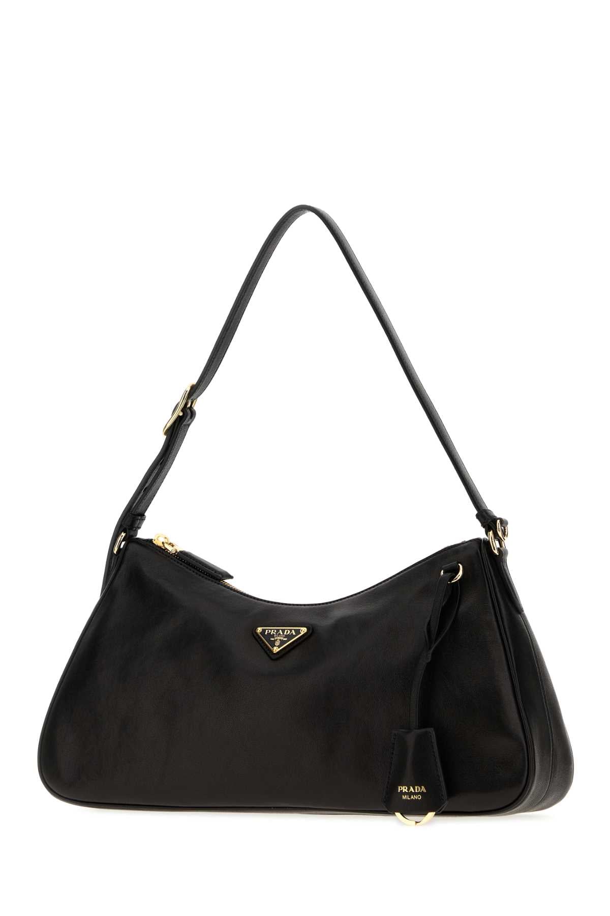 Prada Women Black Nappa Leather Shoulder Bag PRADA