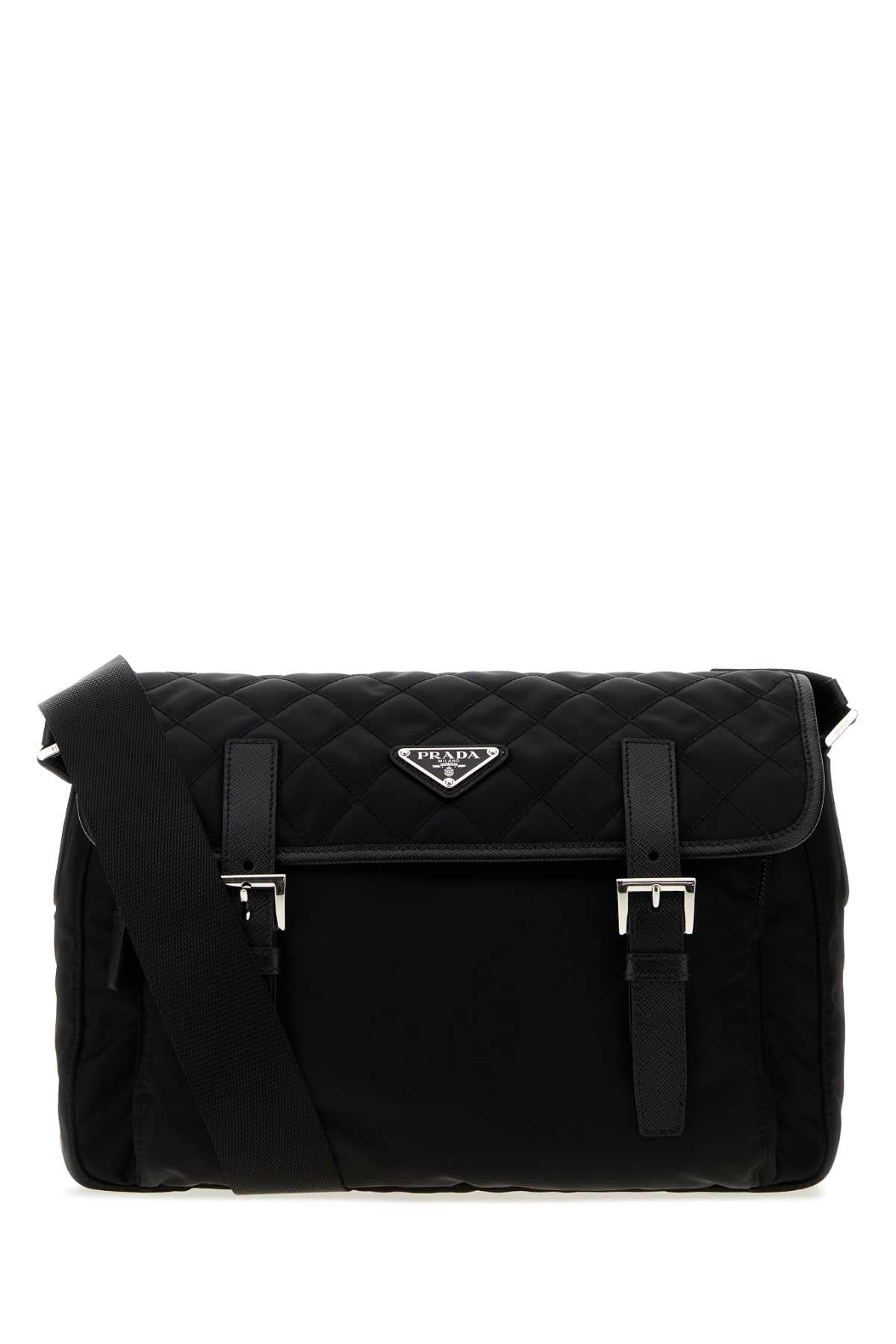 Prada Women Black Fabric Crossbody Bag PRADA