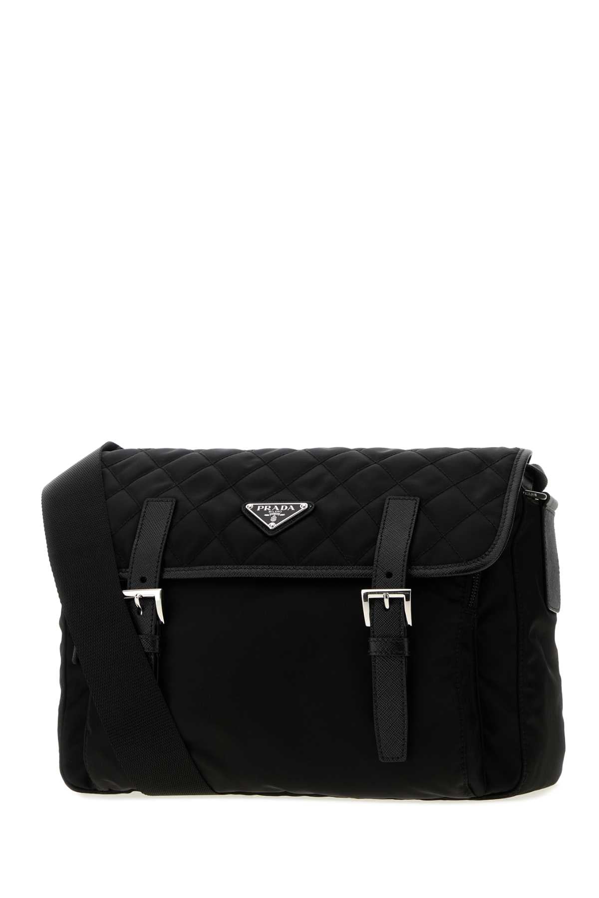 Prada Women Black Fabric Crossbody Bag PRADA