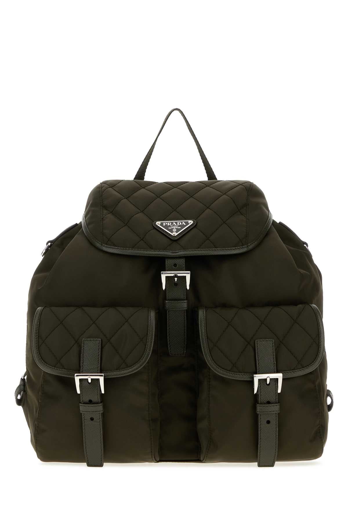 Prada Women Olive Geren Re-Nylon Backpack PRADA