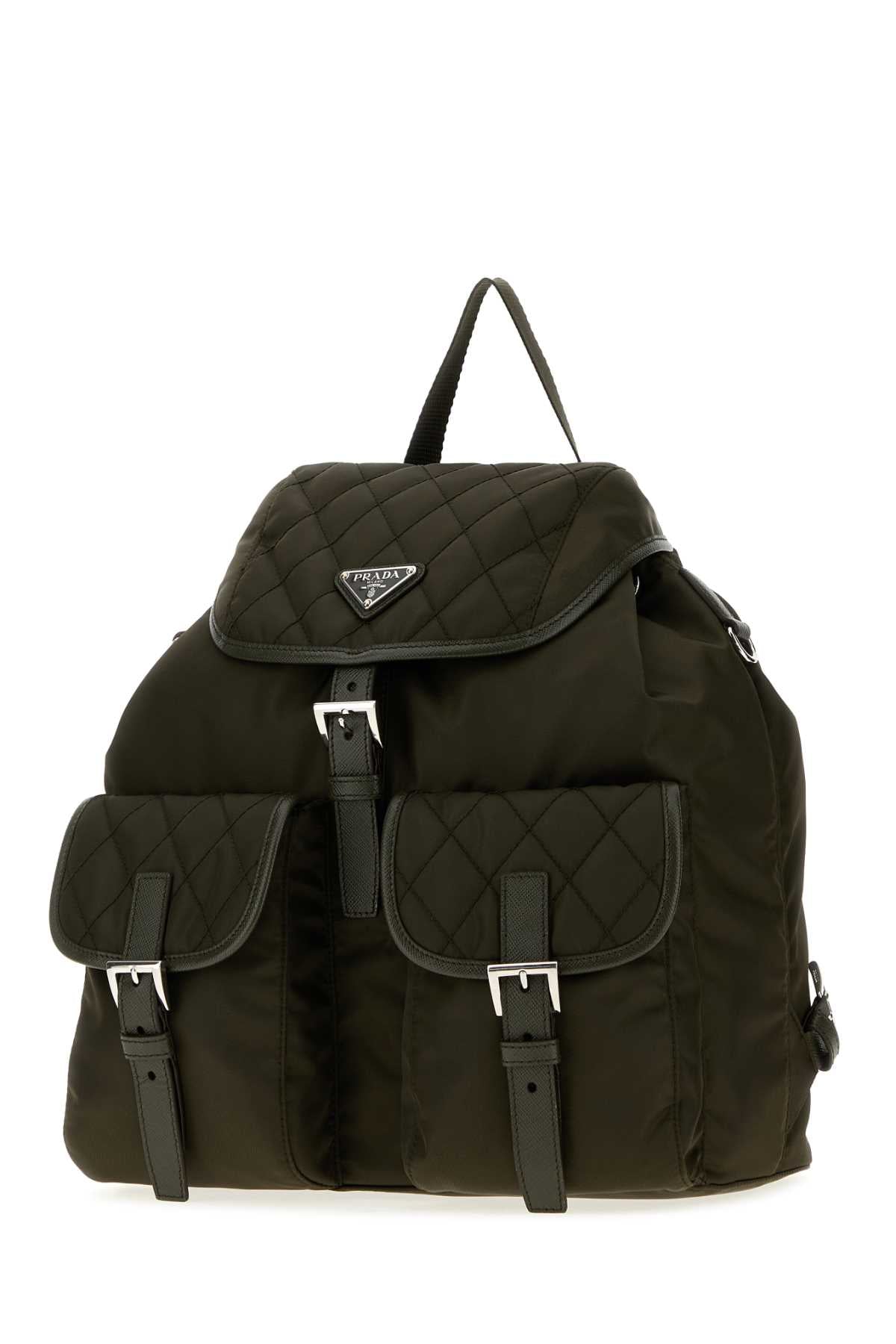 Prada Women Olive Geren Re-Nylon Backpack PRADA