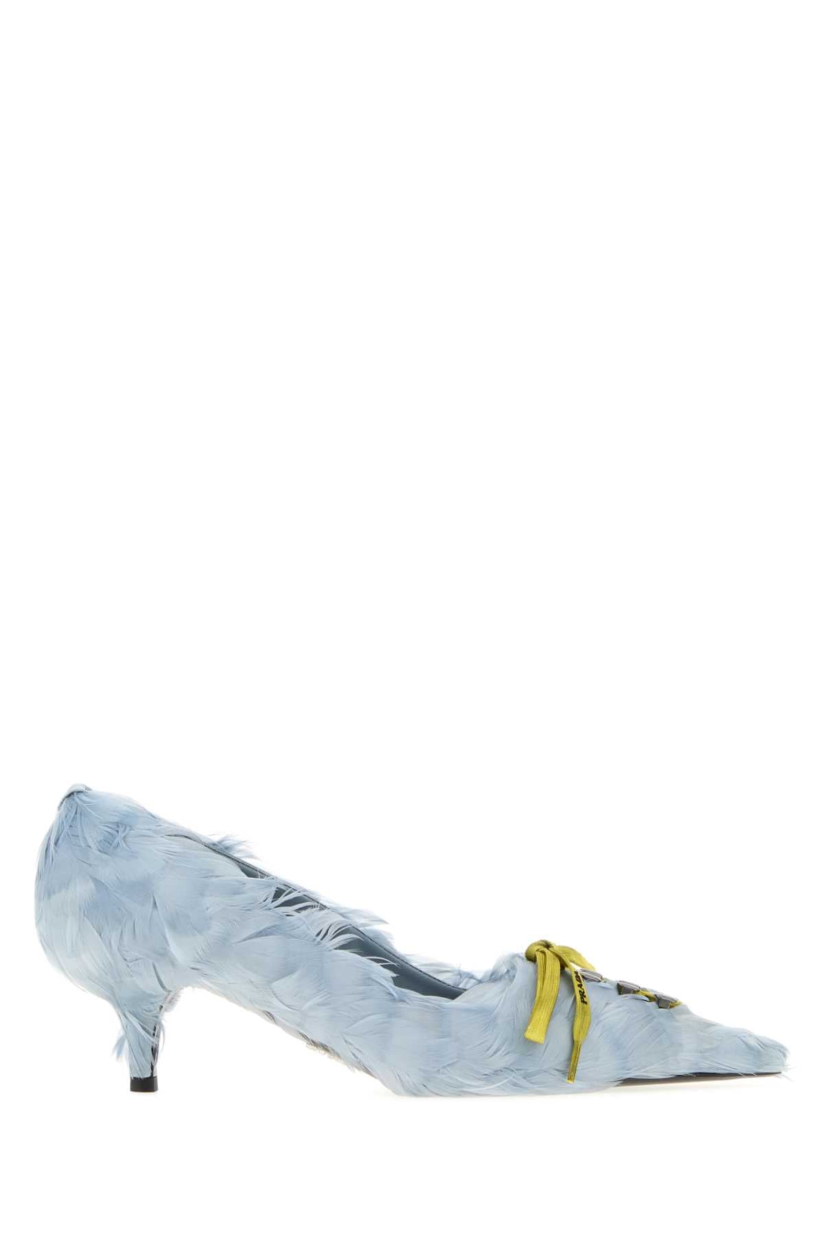 Prada Women Embellished Satin Pumps PRADA