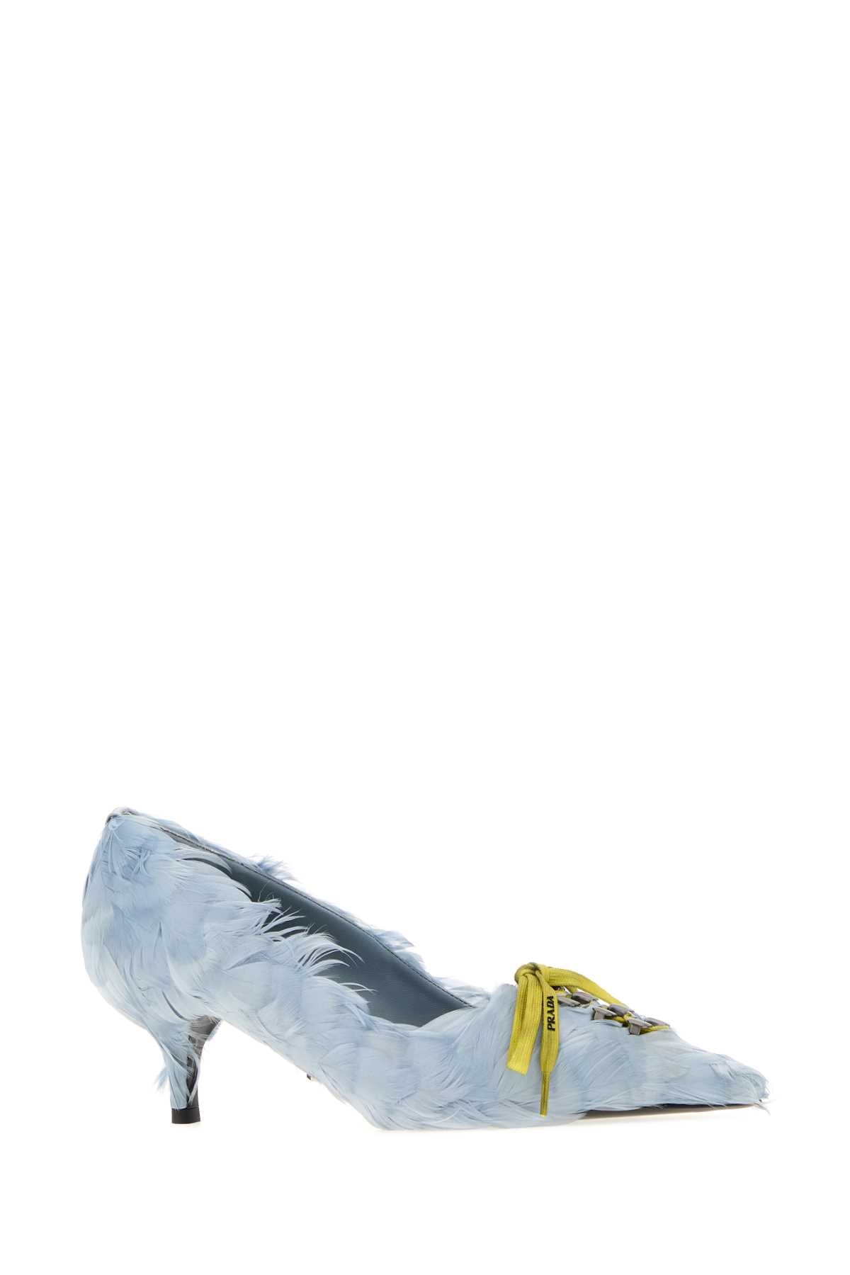 Prada Women Embellished Satin Pumps PRADA