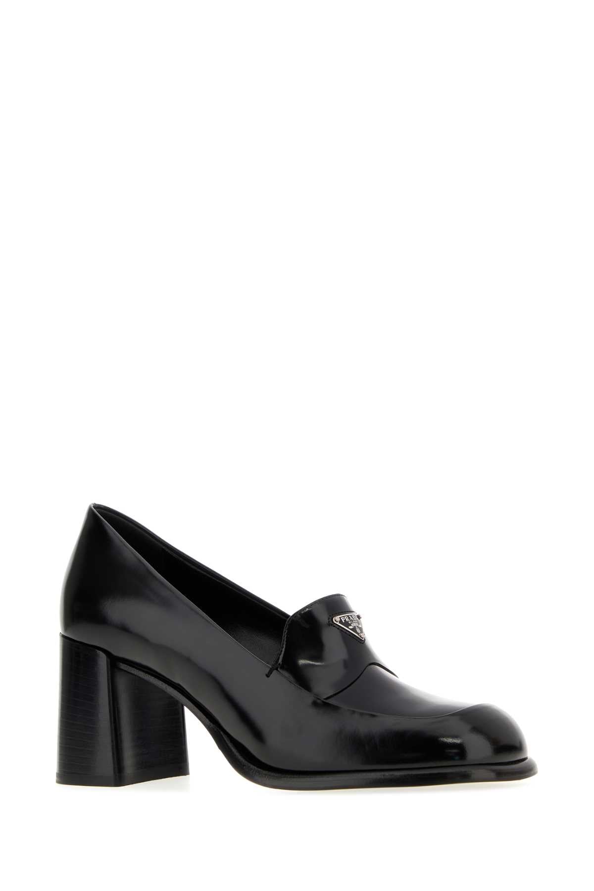 Prada Women Black Leather Pumps PRADA