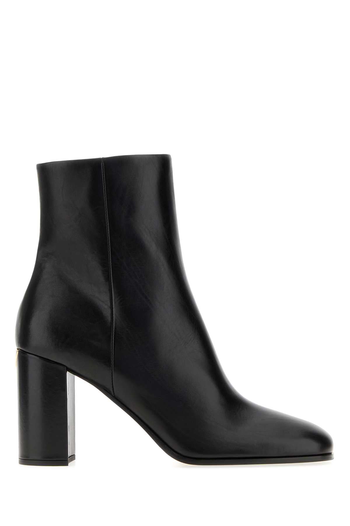Prada Women Black Leather Ankle Boots PRADA