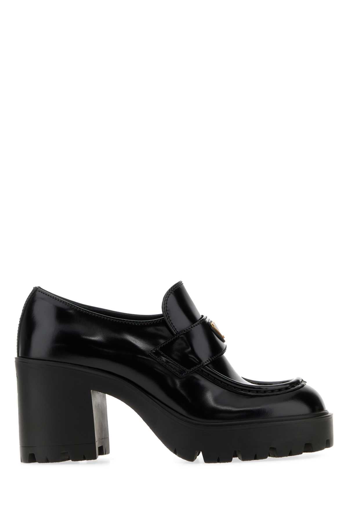 Prada Women Black Leather Pumps PRADA