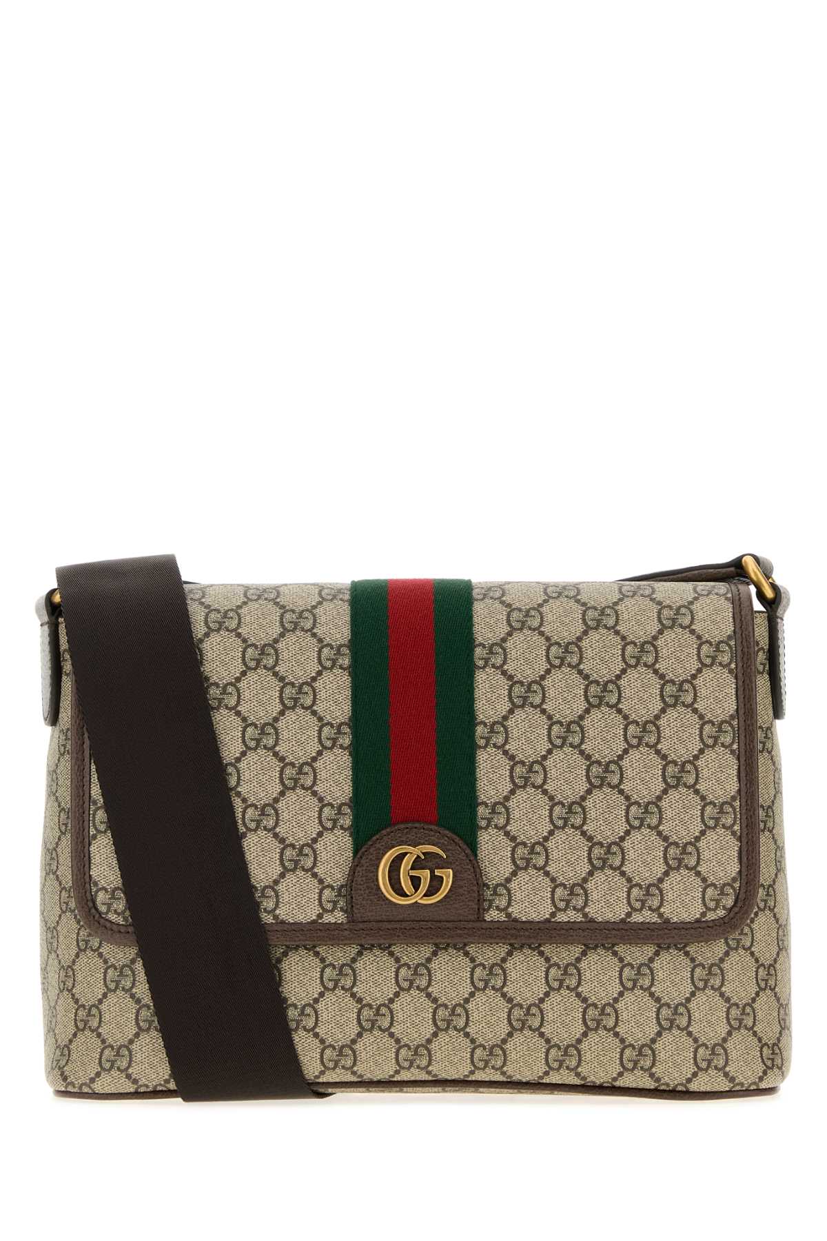 Gucci Men Gg Canvas Medium Ophidia Crossbody Bag GUCCI