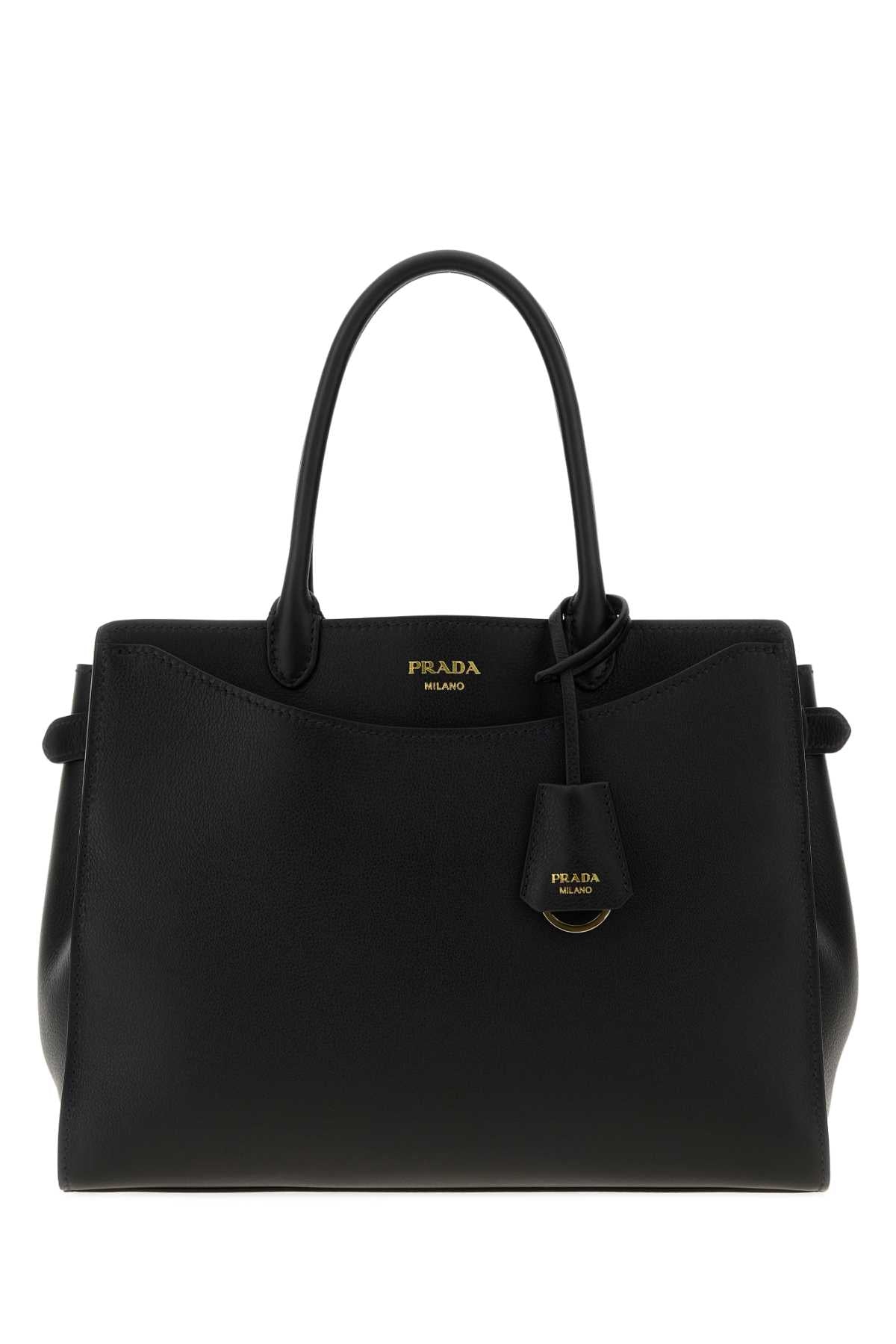 Prada Women Black Leather Handbag PRADA