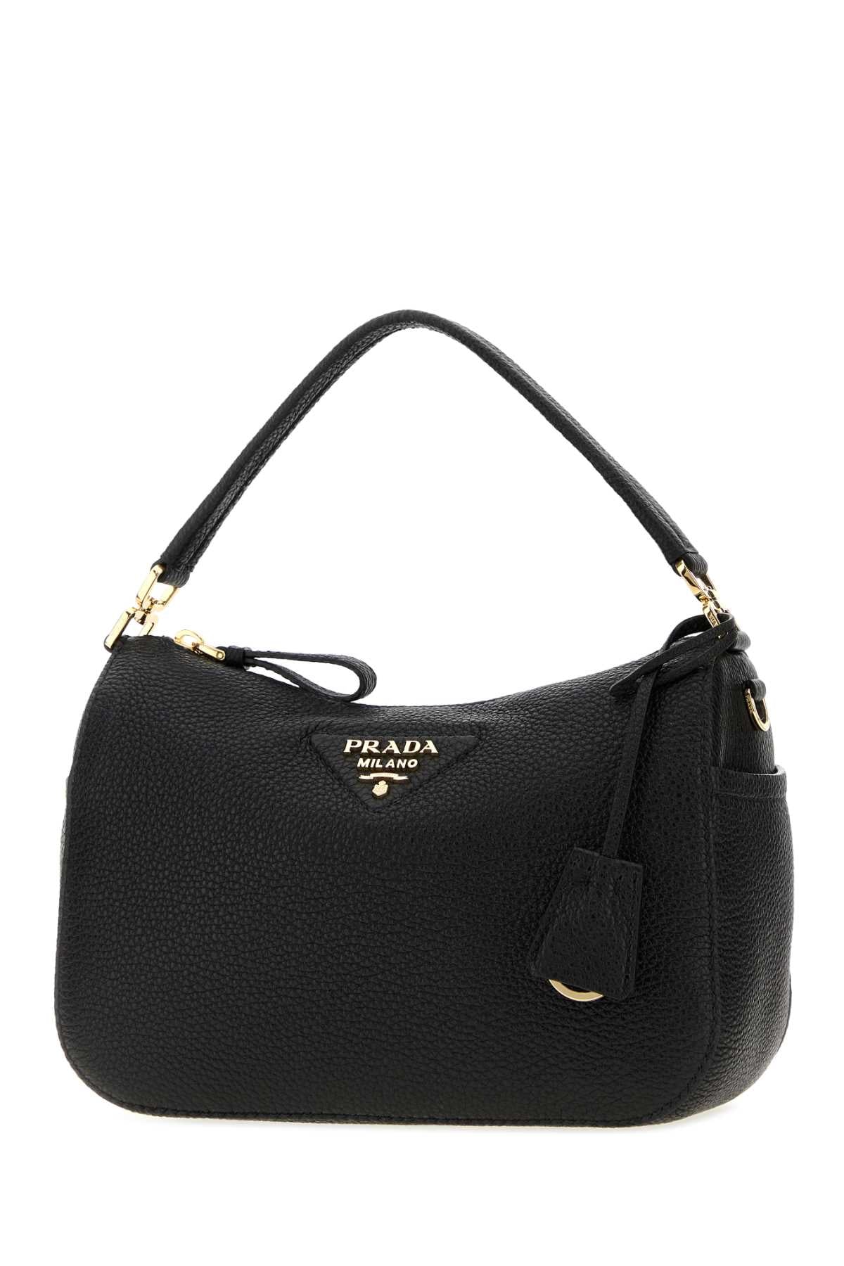Prada Women Black Leather Small Handbag PRADA