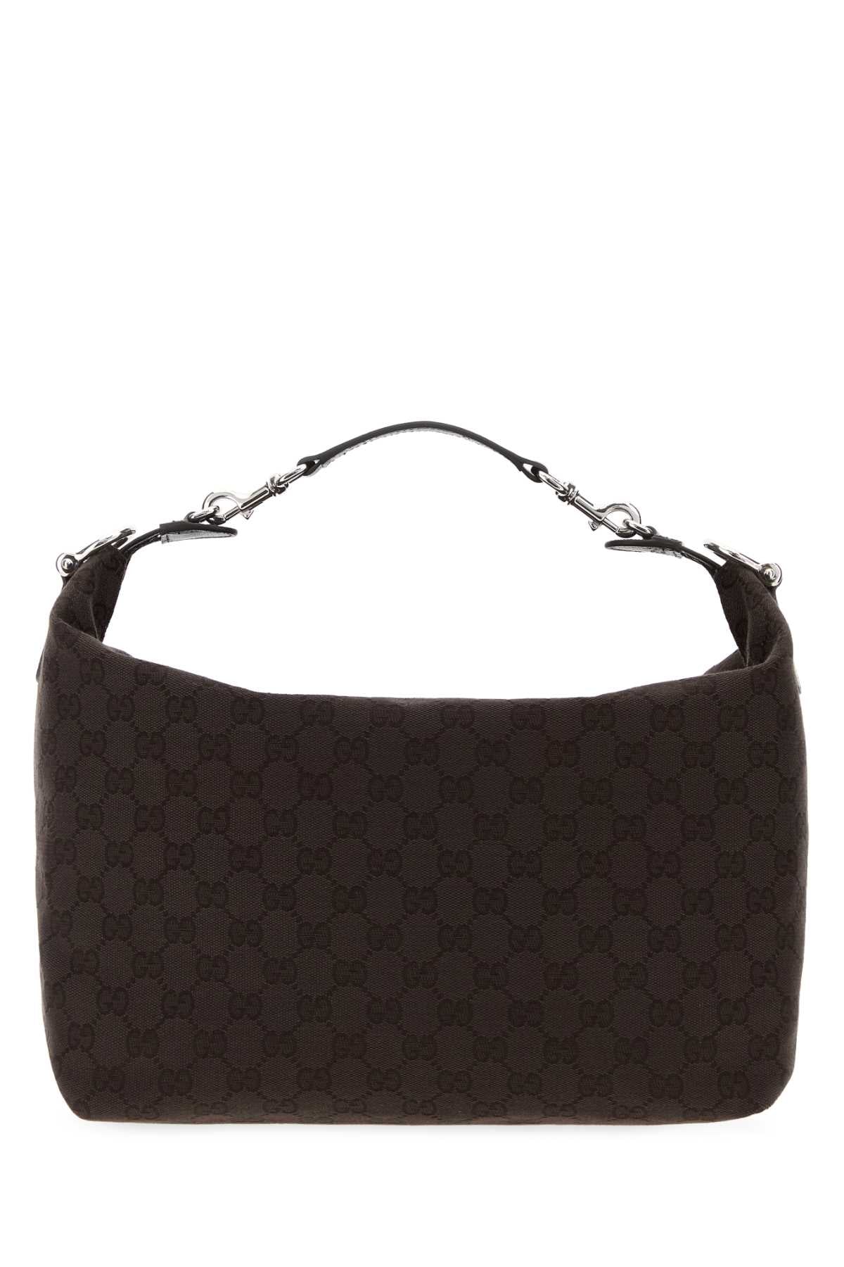 Gucci Men Chocolate Gg Fabric Medium Brera Handbag GUCCI
