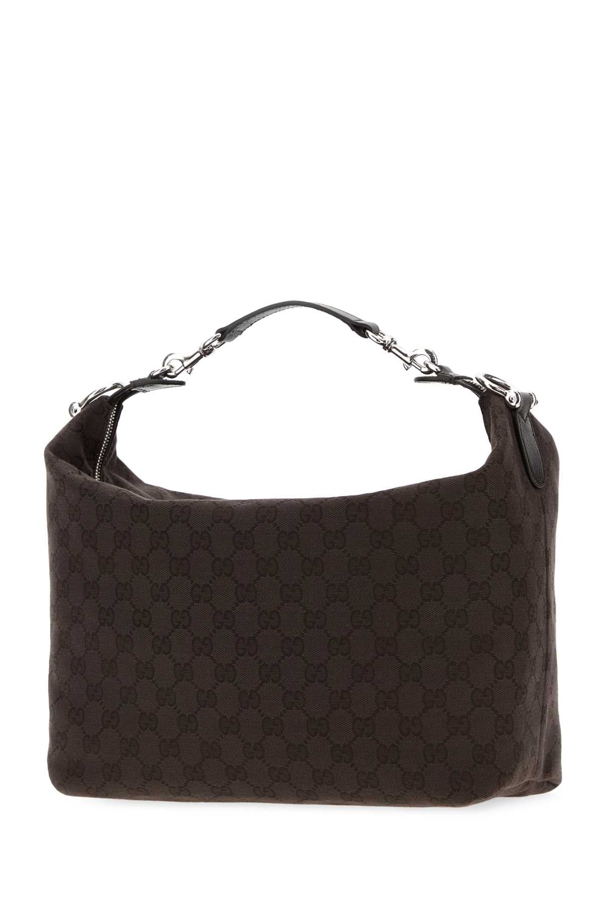 Gucci Men Chocolate Gg Fabric Medium Brera Handbag GUCCI