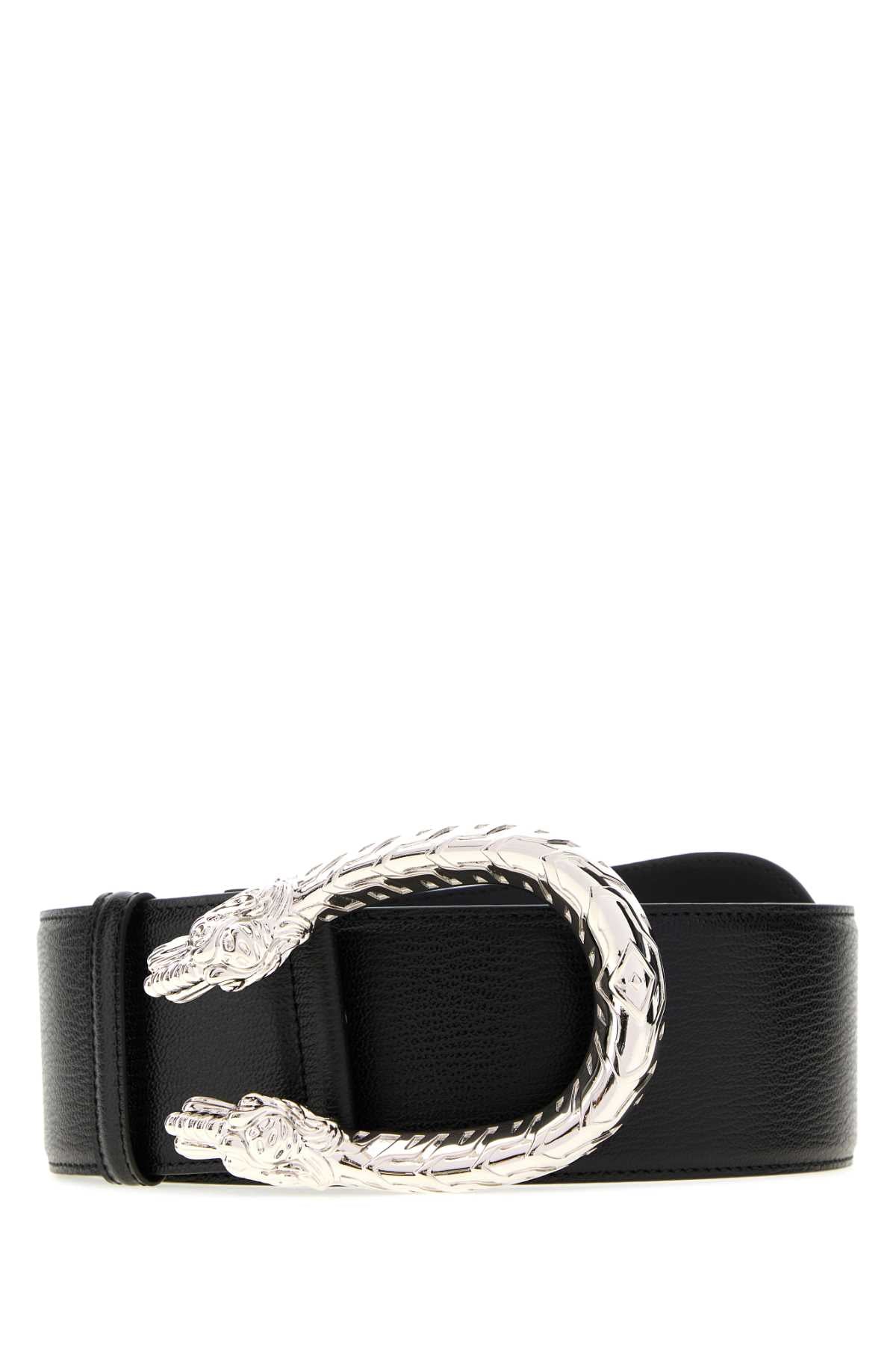 Gucci Women Black Leather Dionysus Belt GUCCI