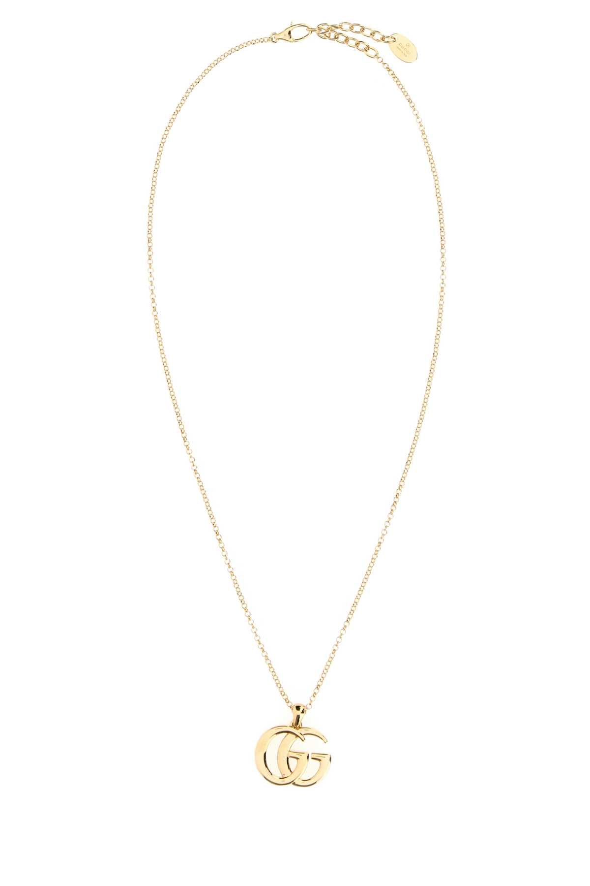 Gucci Women Gold Metal Gg Marmont Necklace GUCCI