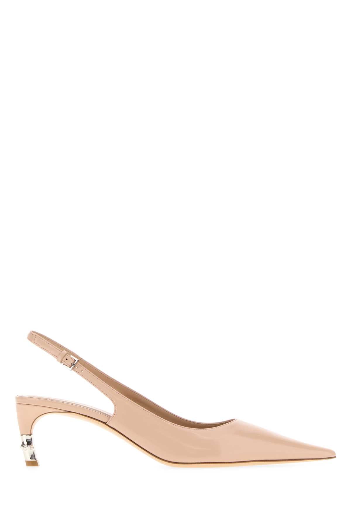 Gucci Women Pink Leather Castello Pumps