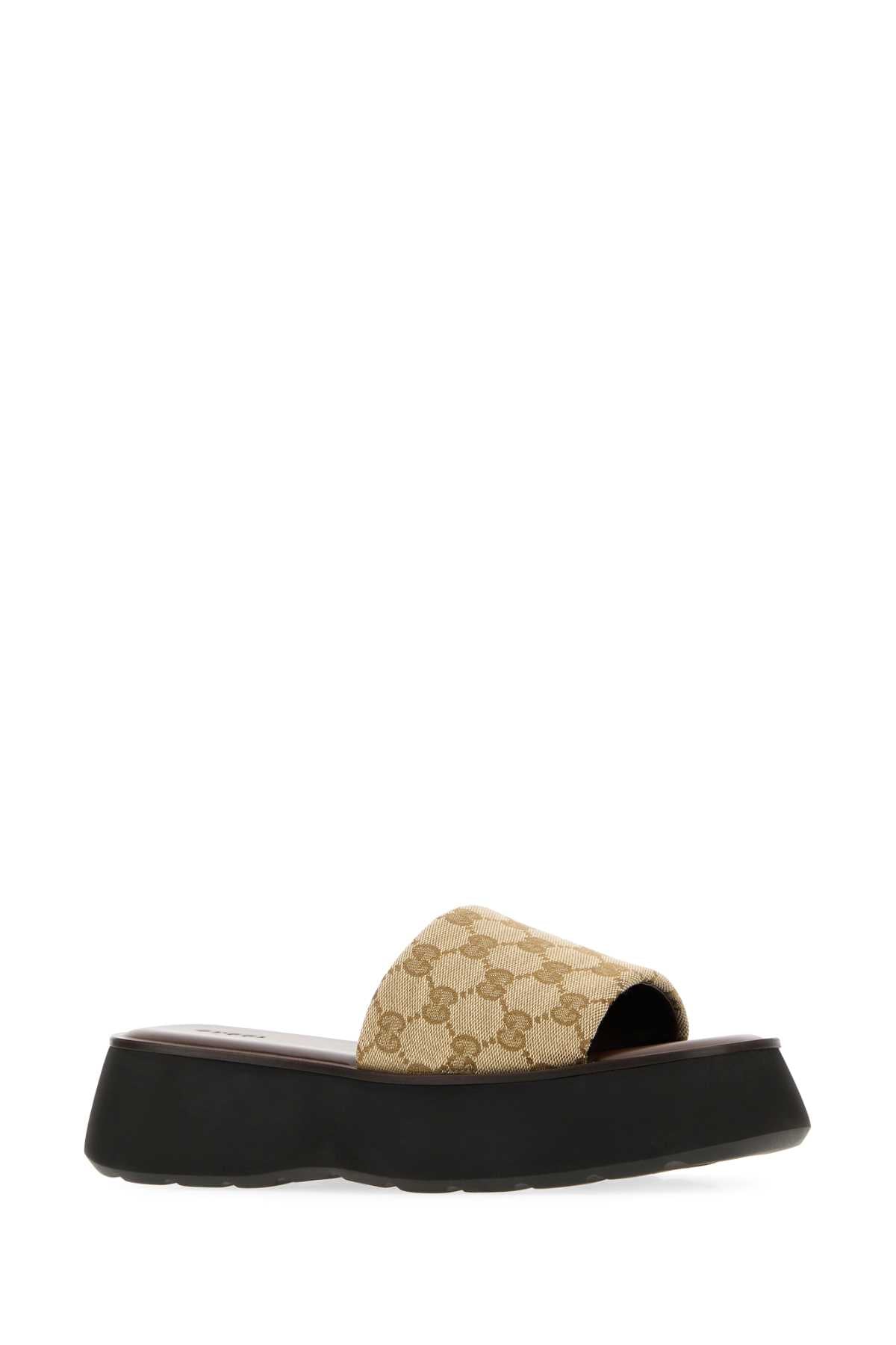 Gucci Women Gg Canvas Slippers GUCCI