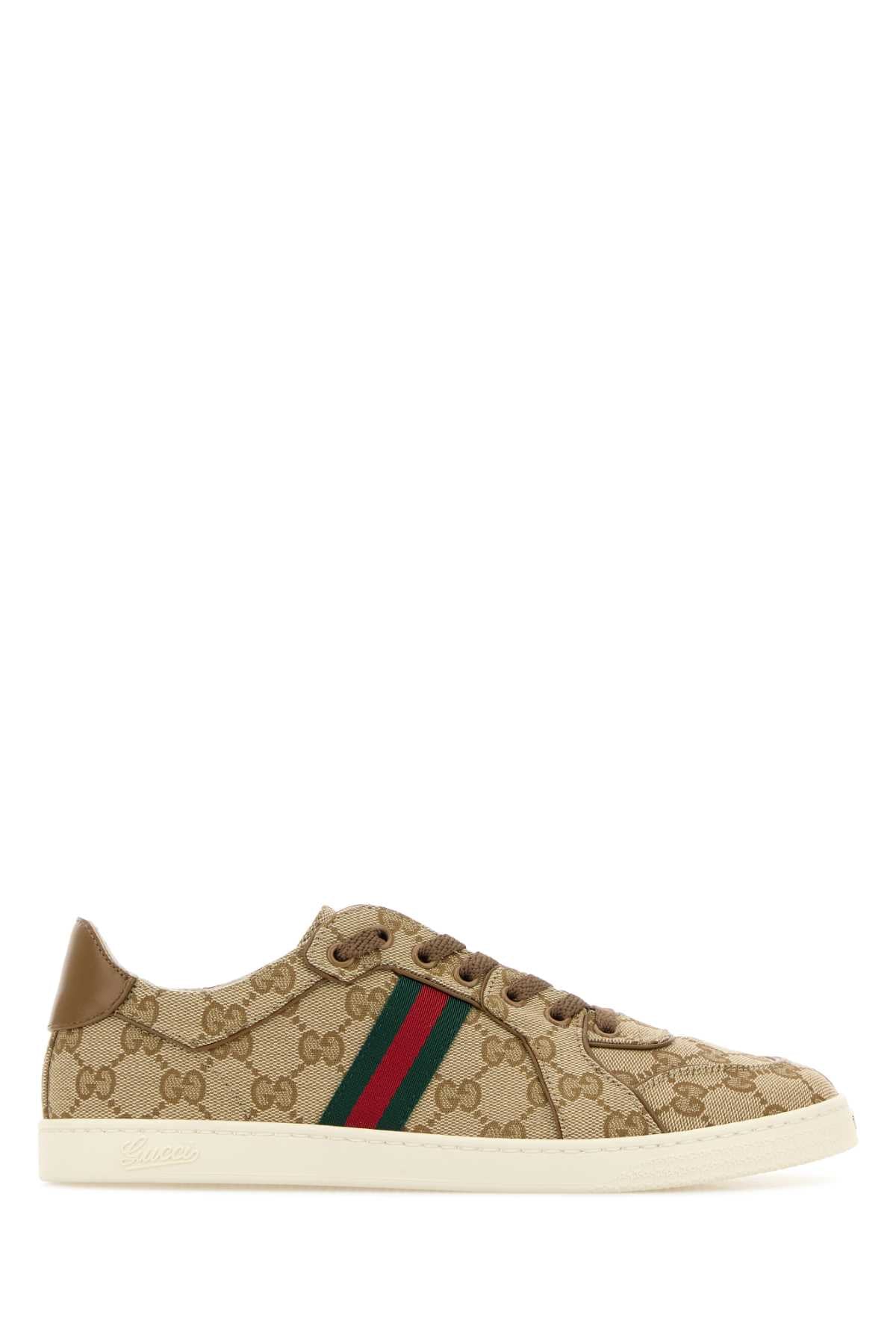 Gucci Women Gg Canvas Stretch Sneakers GUCCI