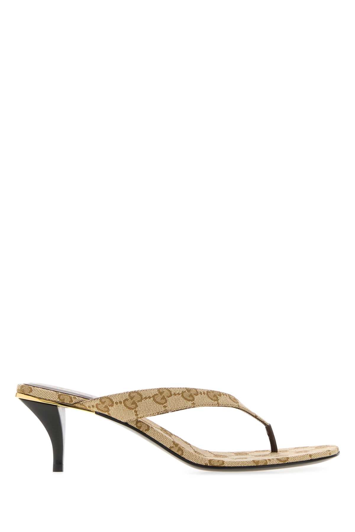 Gucci Women Gg Canvas Vittoria Thong Mules GUCCI