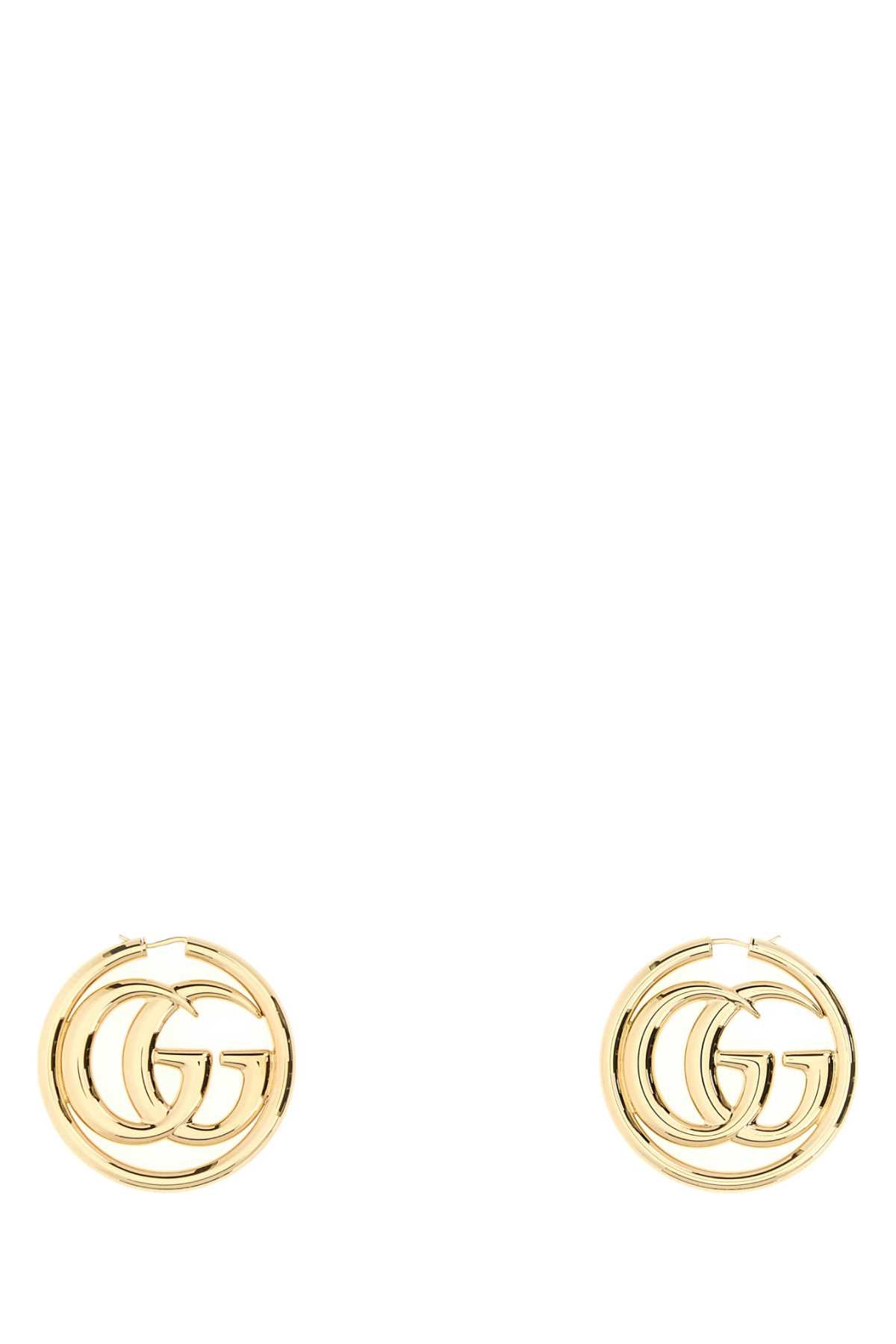 Gucci Women Golde Metal Gg Marmont Earrings GUCCI