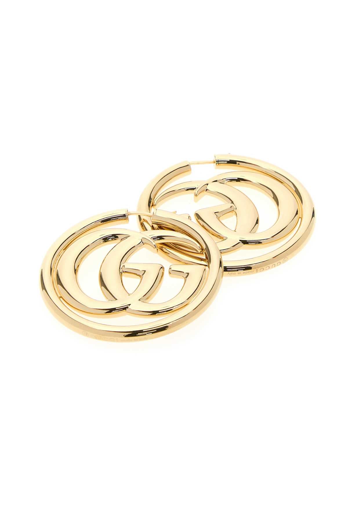 Gucci Women Golde Metal Gg Marmont Earrings GUCCI