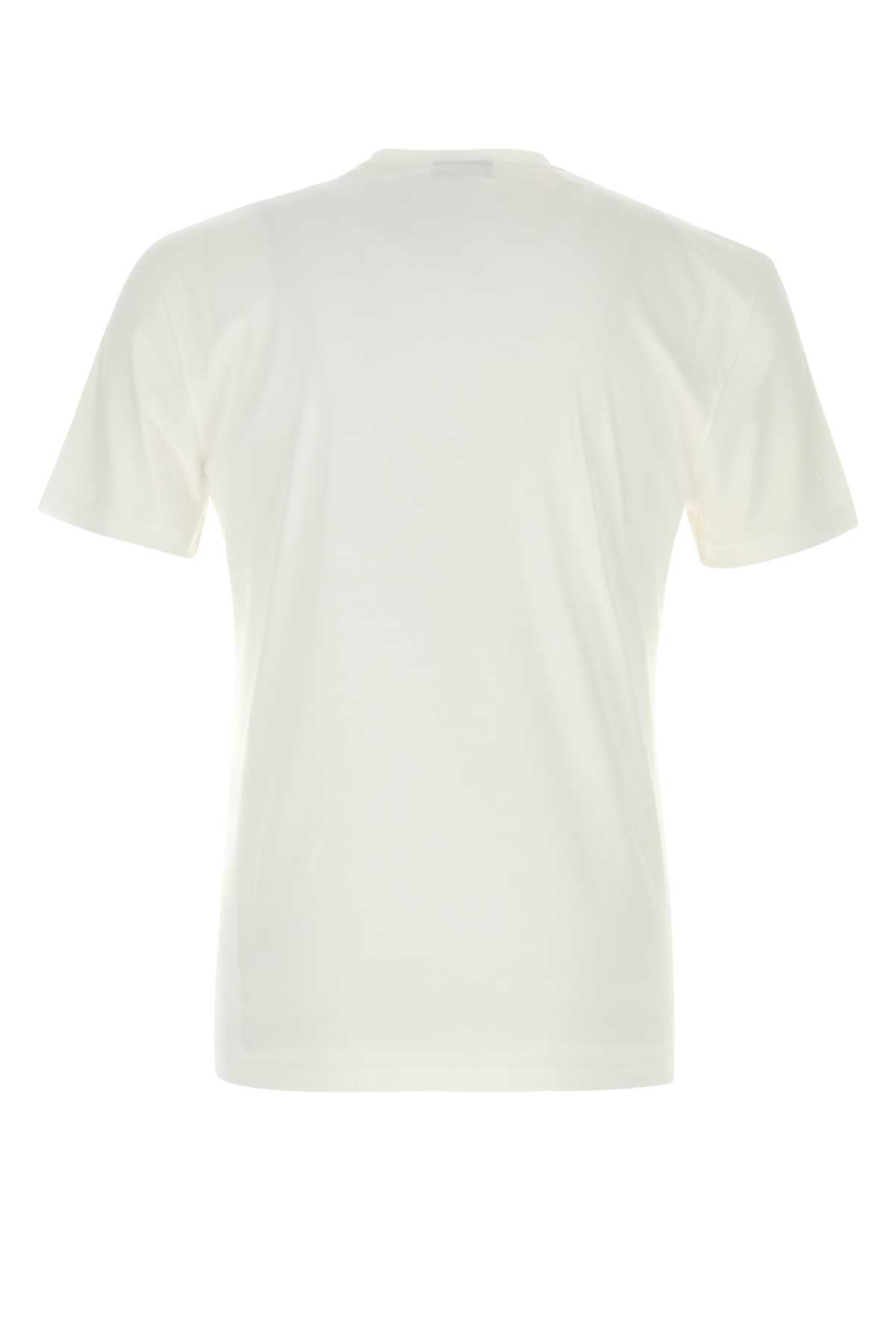 Gucci Men White Stretch Jersey T-Shirt GUCCI