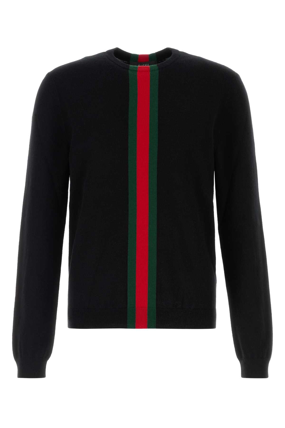 Gucci Men Black Cashmere Sweater GUCCI