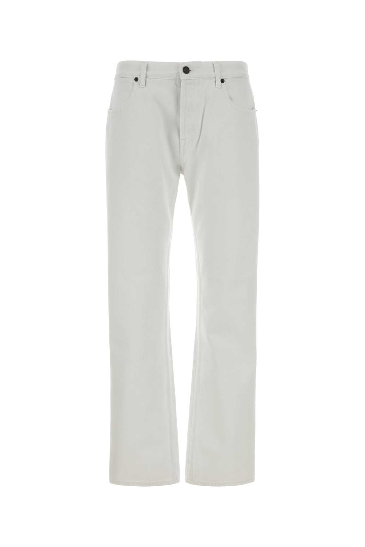 Gucci Men White Denim Jeans GUCCI