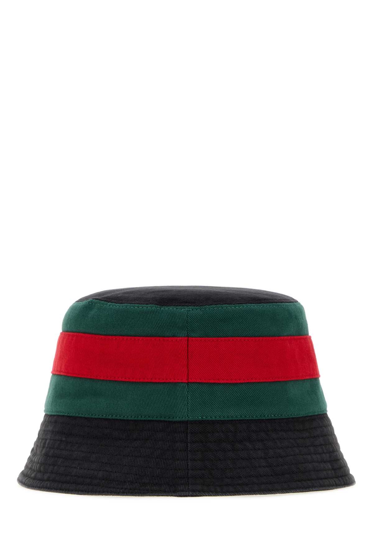 Gucci Men Slate Canvas Bucket Hat GUCCI
