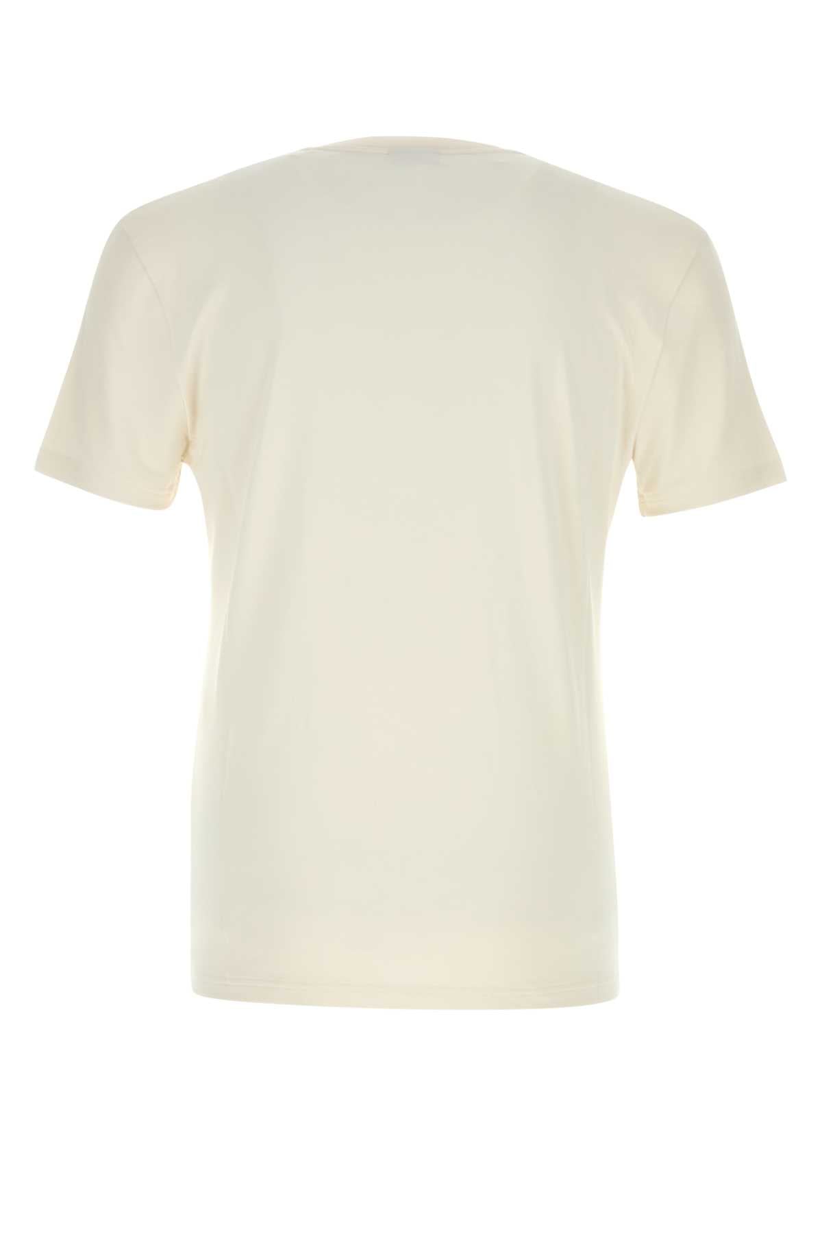 Gucci Men Ivory Stretch Jersey T-Shirt GUCCI
