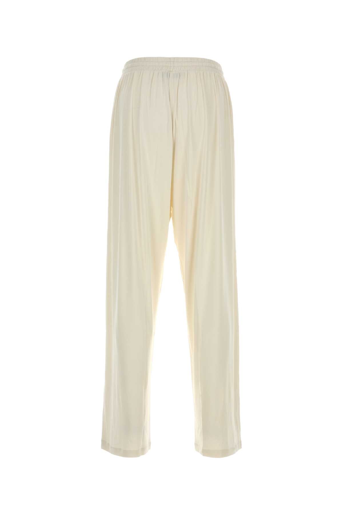 Gucci Men Ivory Stretch Jersey Joggers GUCCI