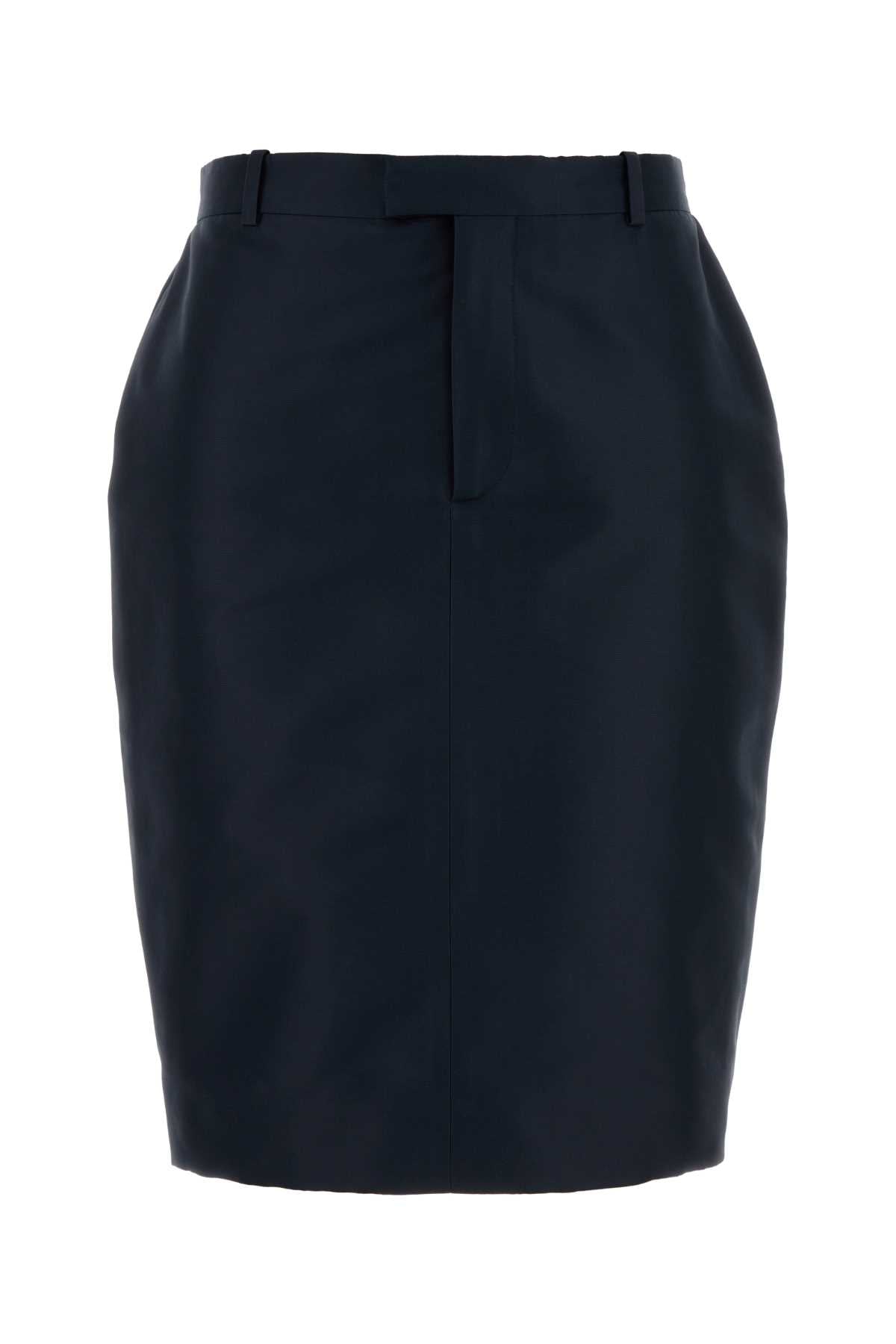 Gucci Women Navy Blue Faille Skirt GUCCI