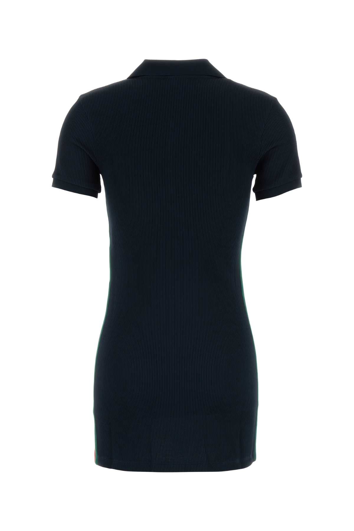 Gucci Women Navy Blue Jersey Polo Dress GUCCI
