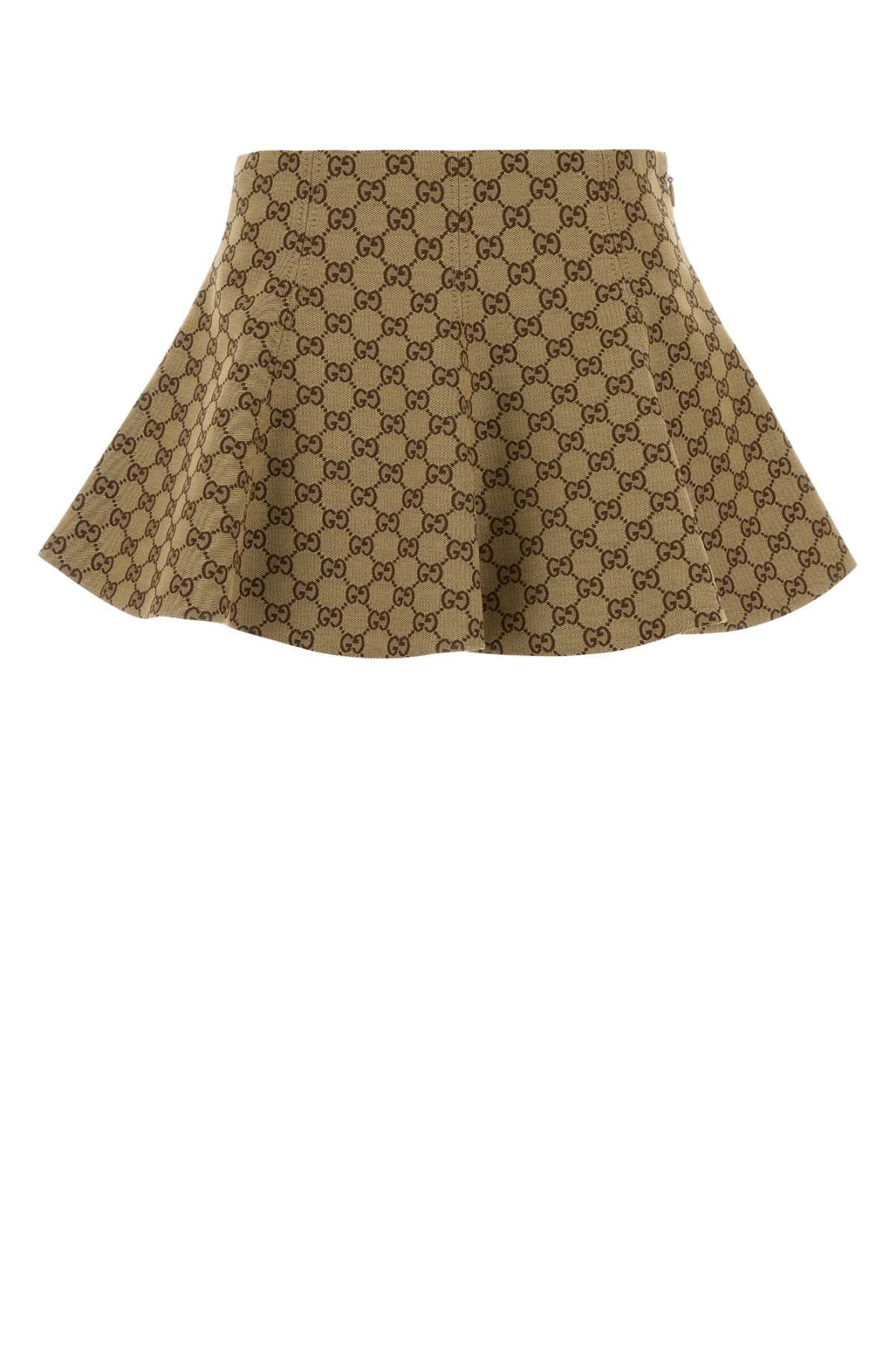 Gucci Women Gg Fabric Mini Skirt GUCCI