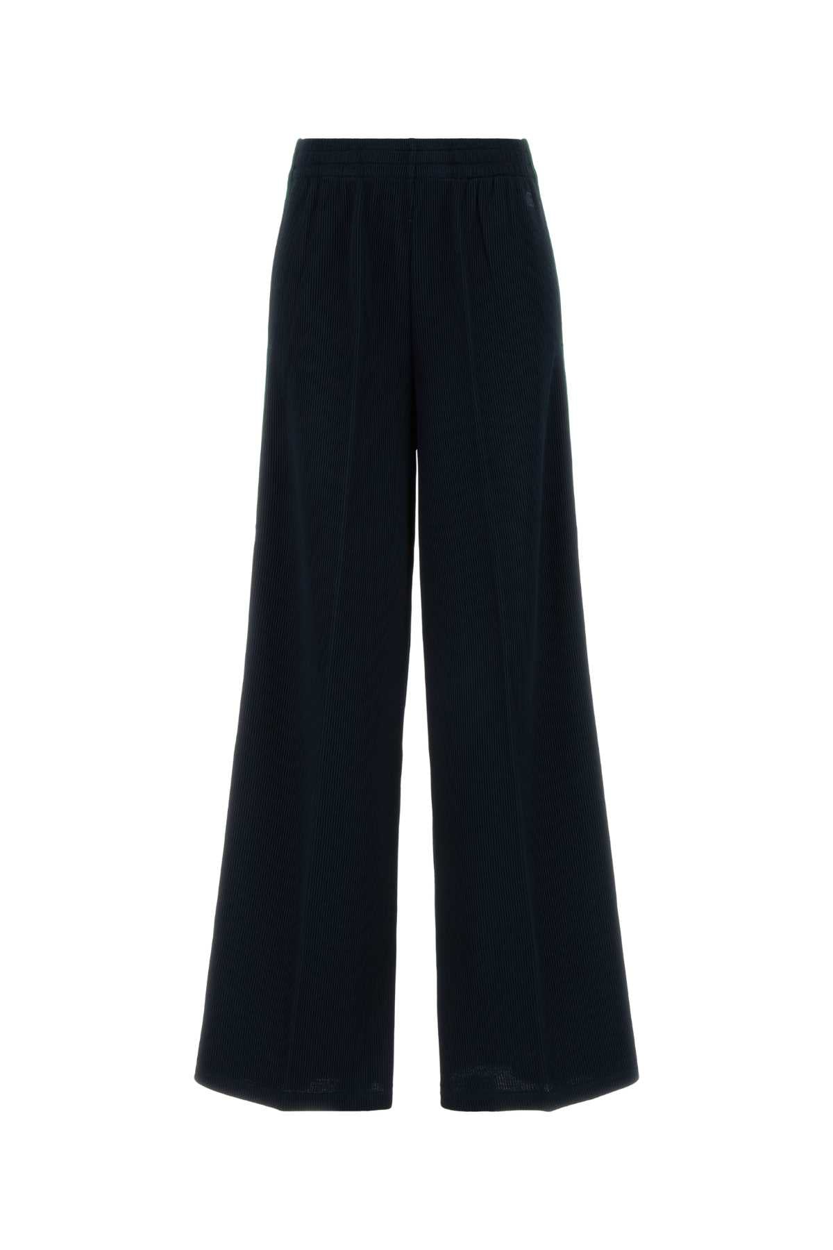 Gucci Women Navy Blue Jersey Joggers GUCCI